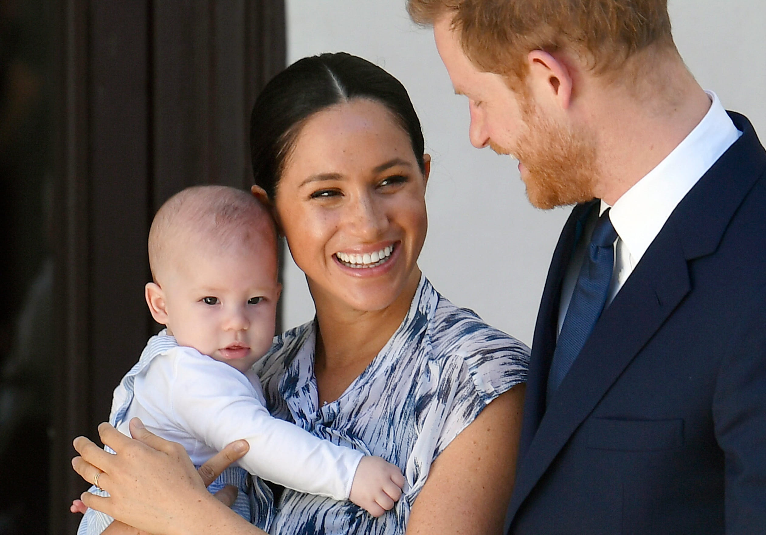 Harry, Meghan en Archie brengen eind 2019 een bezoek aan Zuid-Afrika.