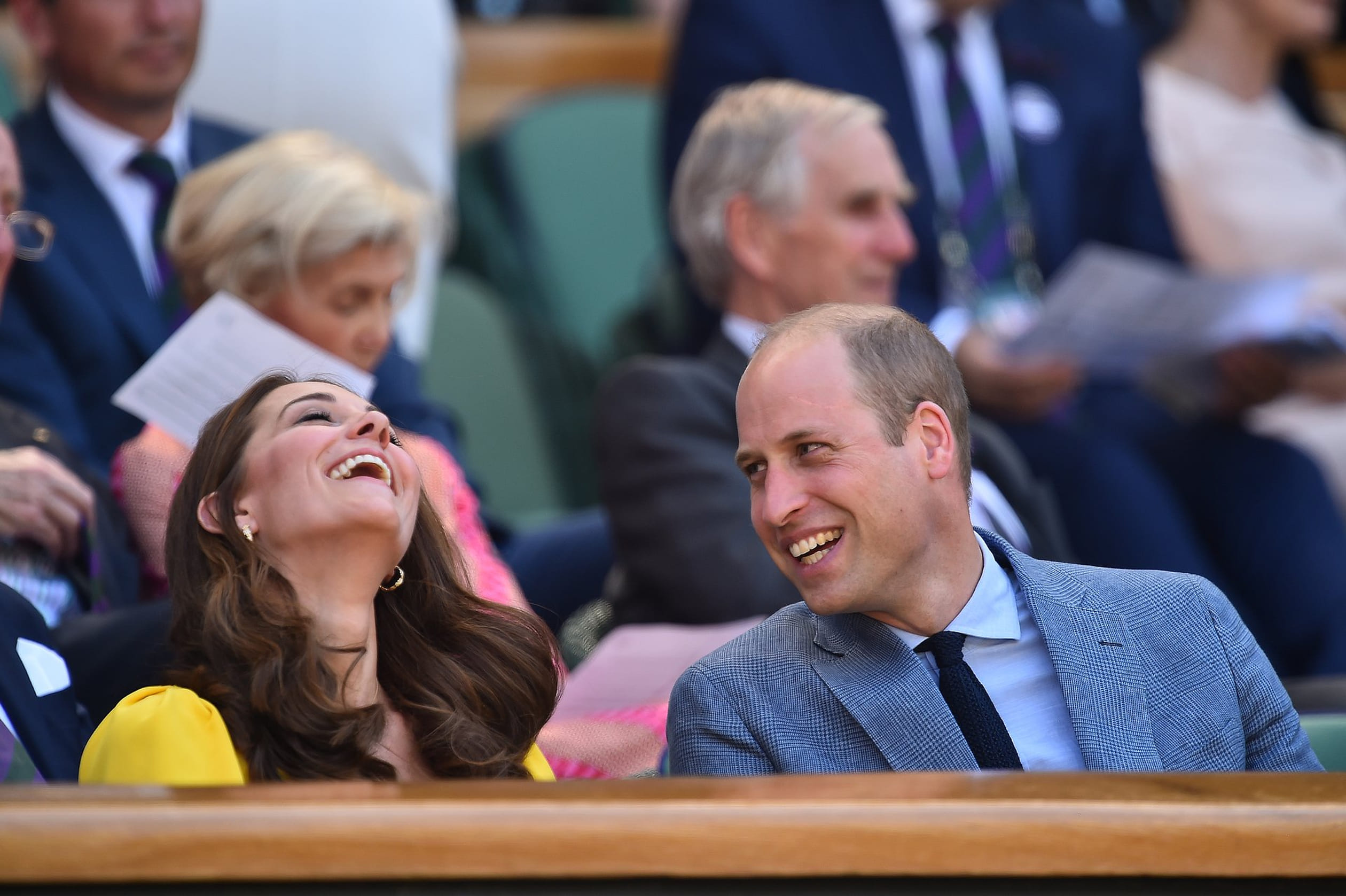 In de Royal Box is er gelukkig ook genoeg tijd om lekker hard te lachen met William!