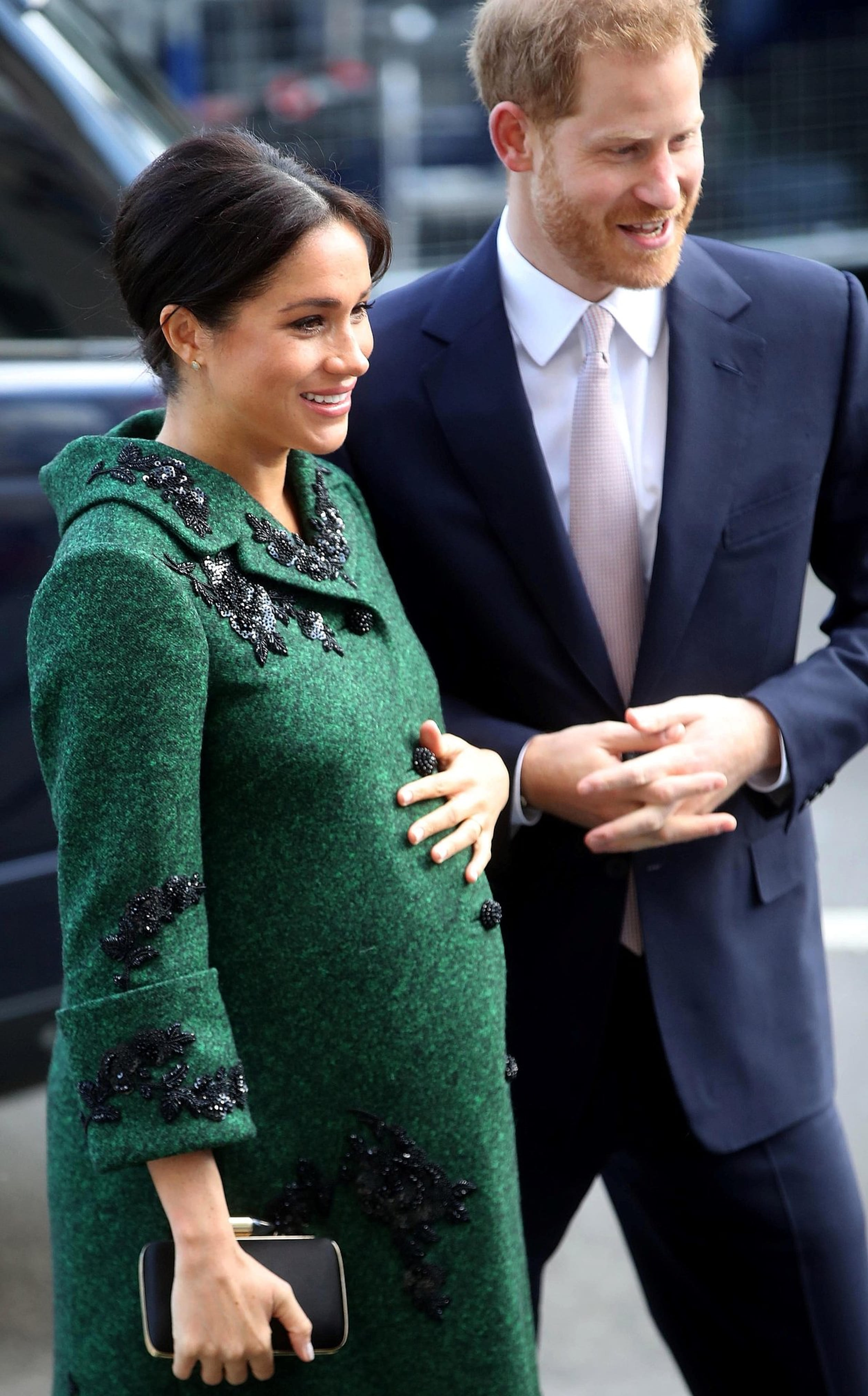 Meghan bezoekt als een van haar laatste bezoeken met Harry het Canada House.