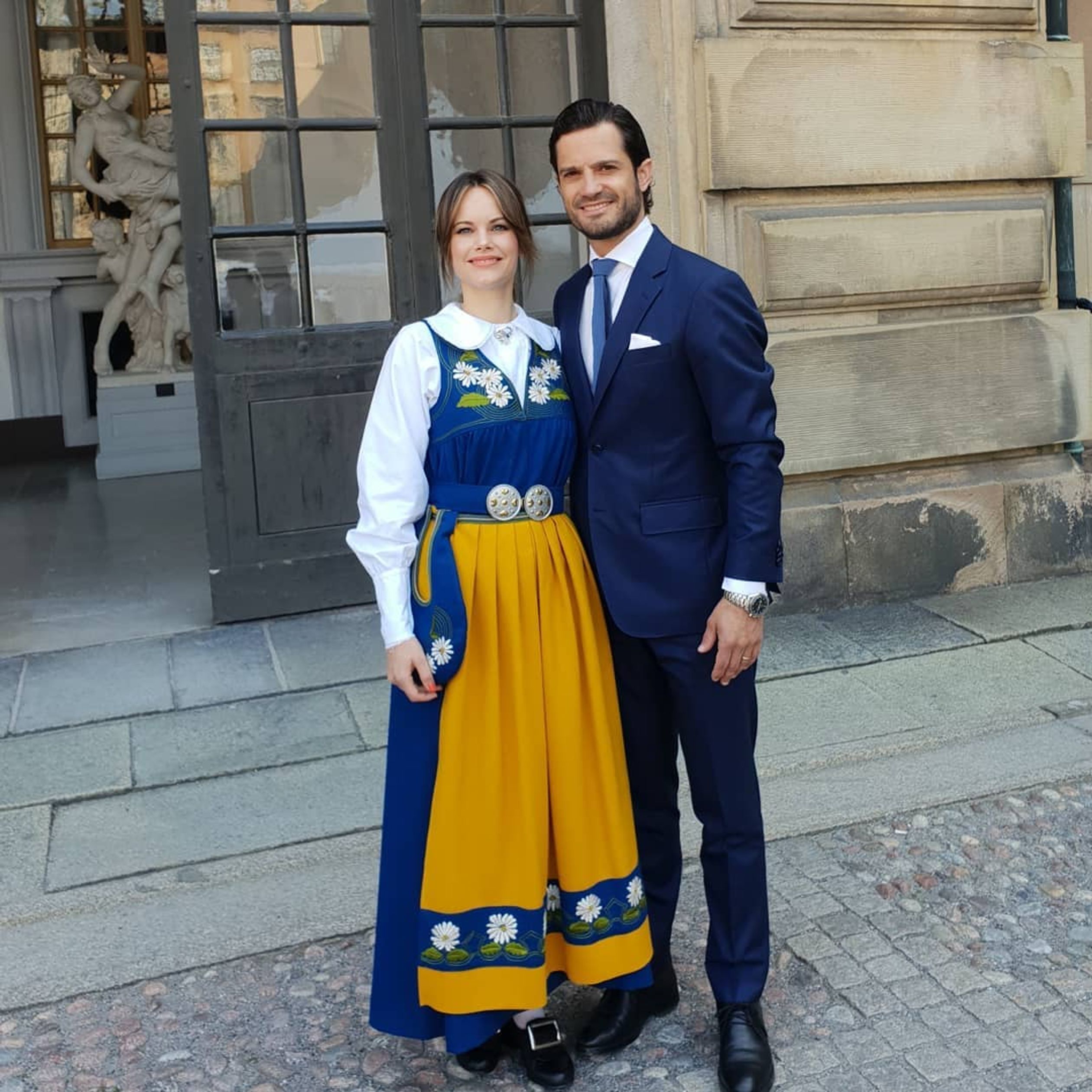 Prins Carl Philip en zijn echtgenote prinses Sofia, 2019.