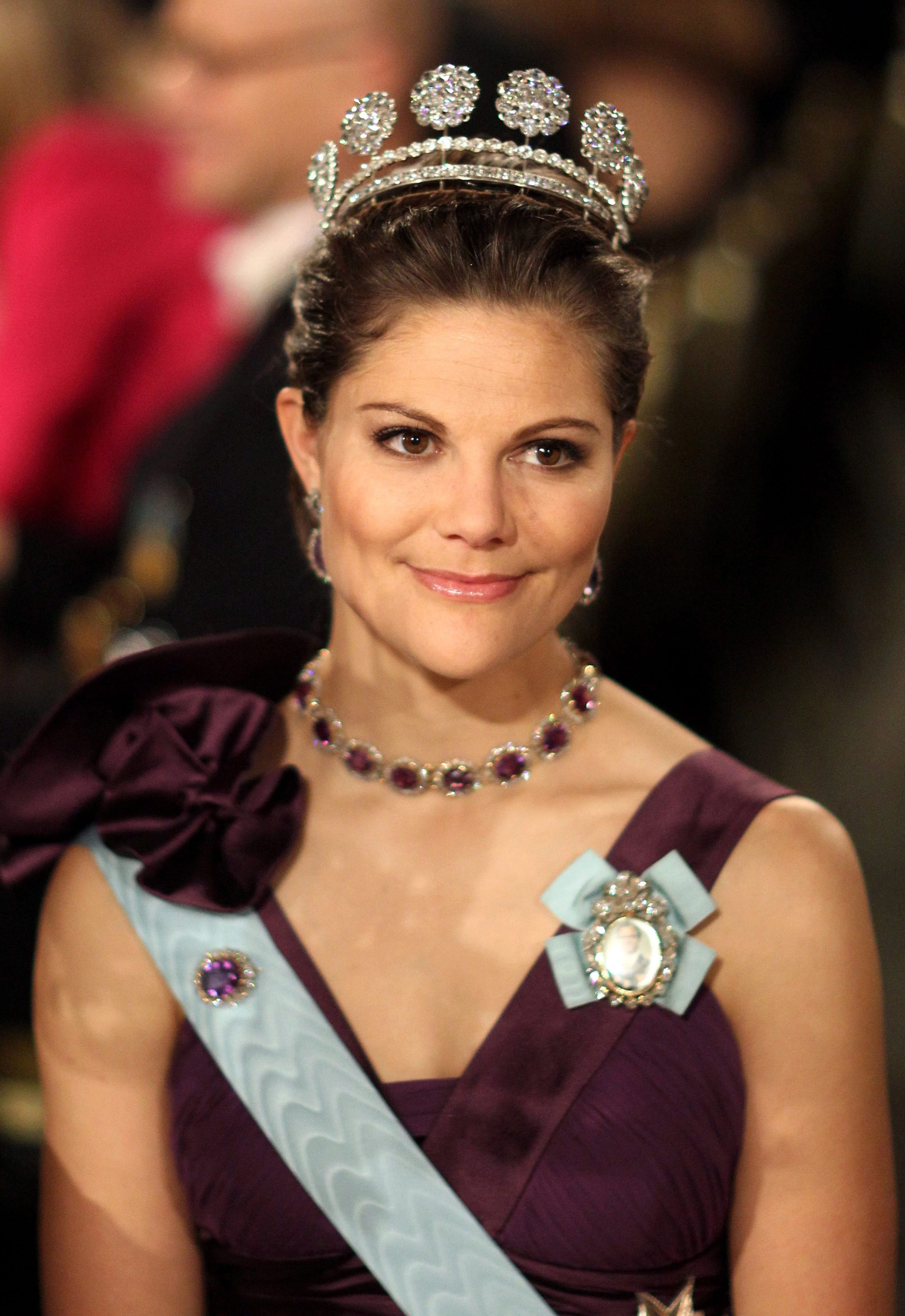 2009: Victoria in de tiara met de zes knoppen.
