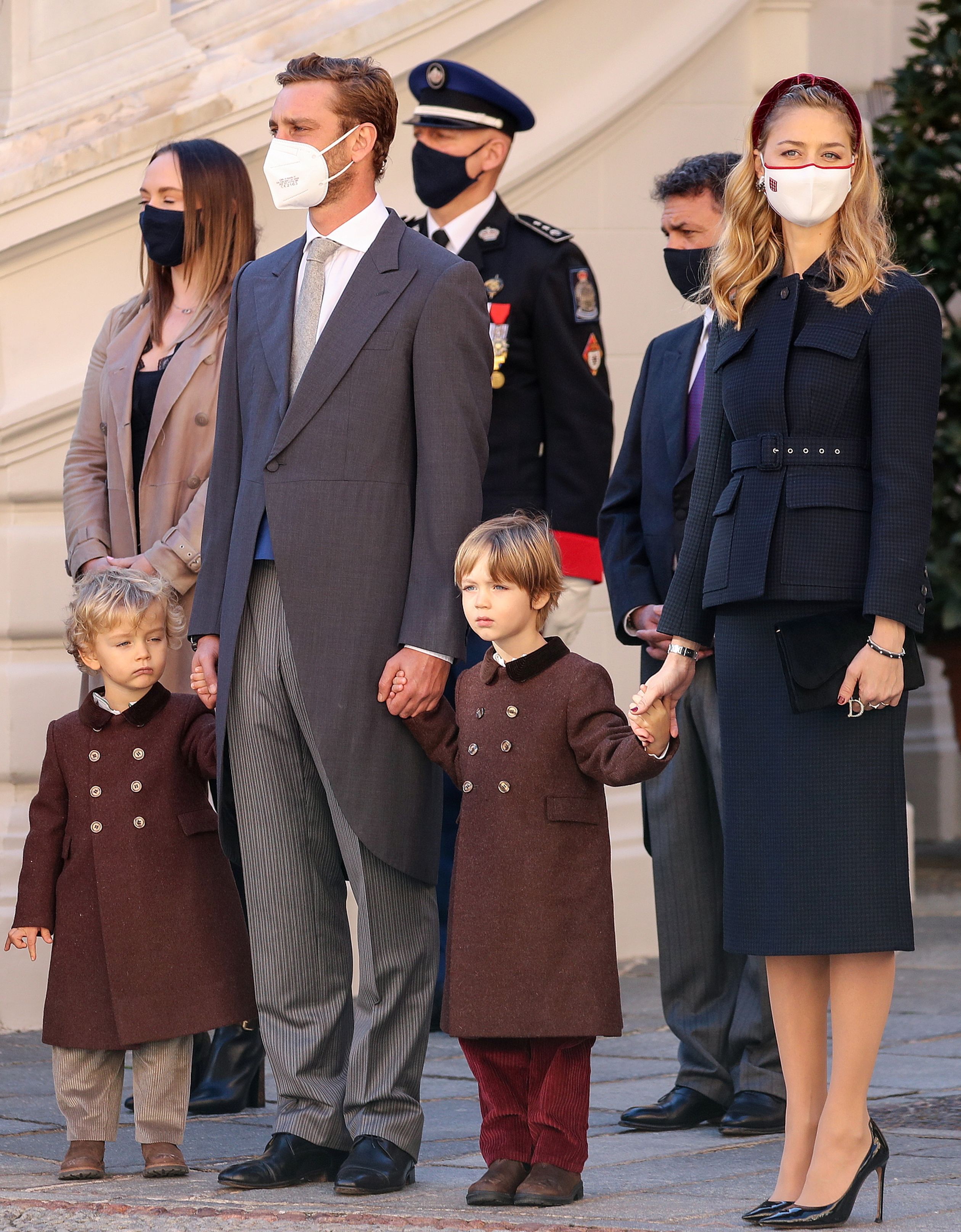Het gezin tijdens de Nationale Feestdag in 2020.