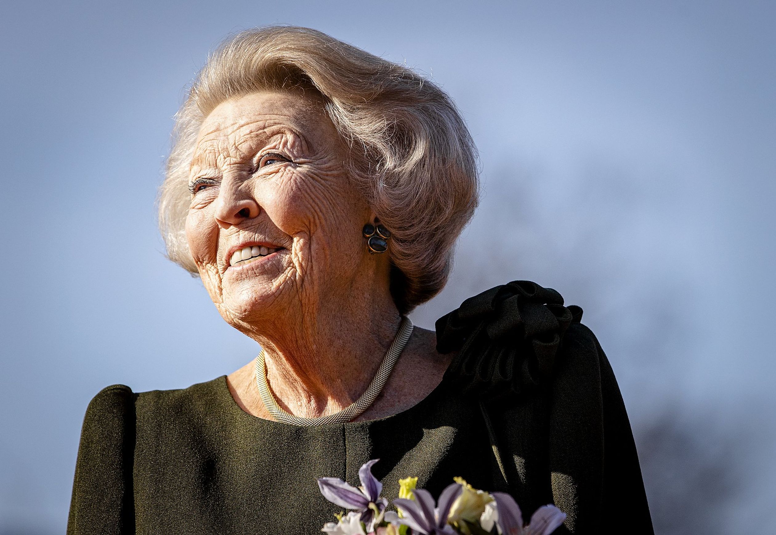 Beatrix bij viering 65-jarig bestaan Prinses Beatrix Spierfonds