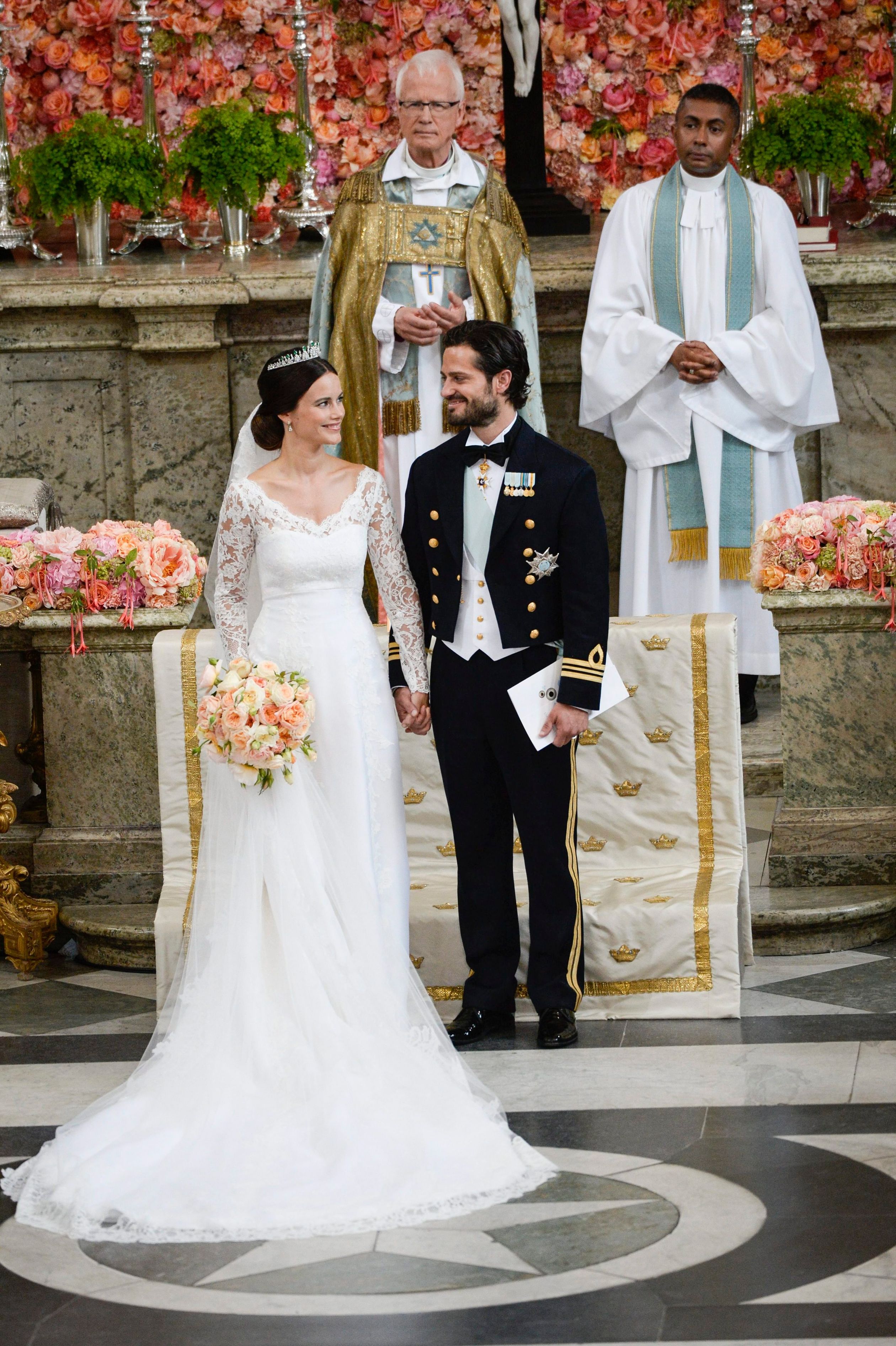 De Zweedse prinses Sofia koos voor ontwerper Ida Sjöstedt om haar jurk te maken. Ze trouwde in 2015