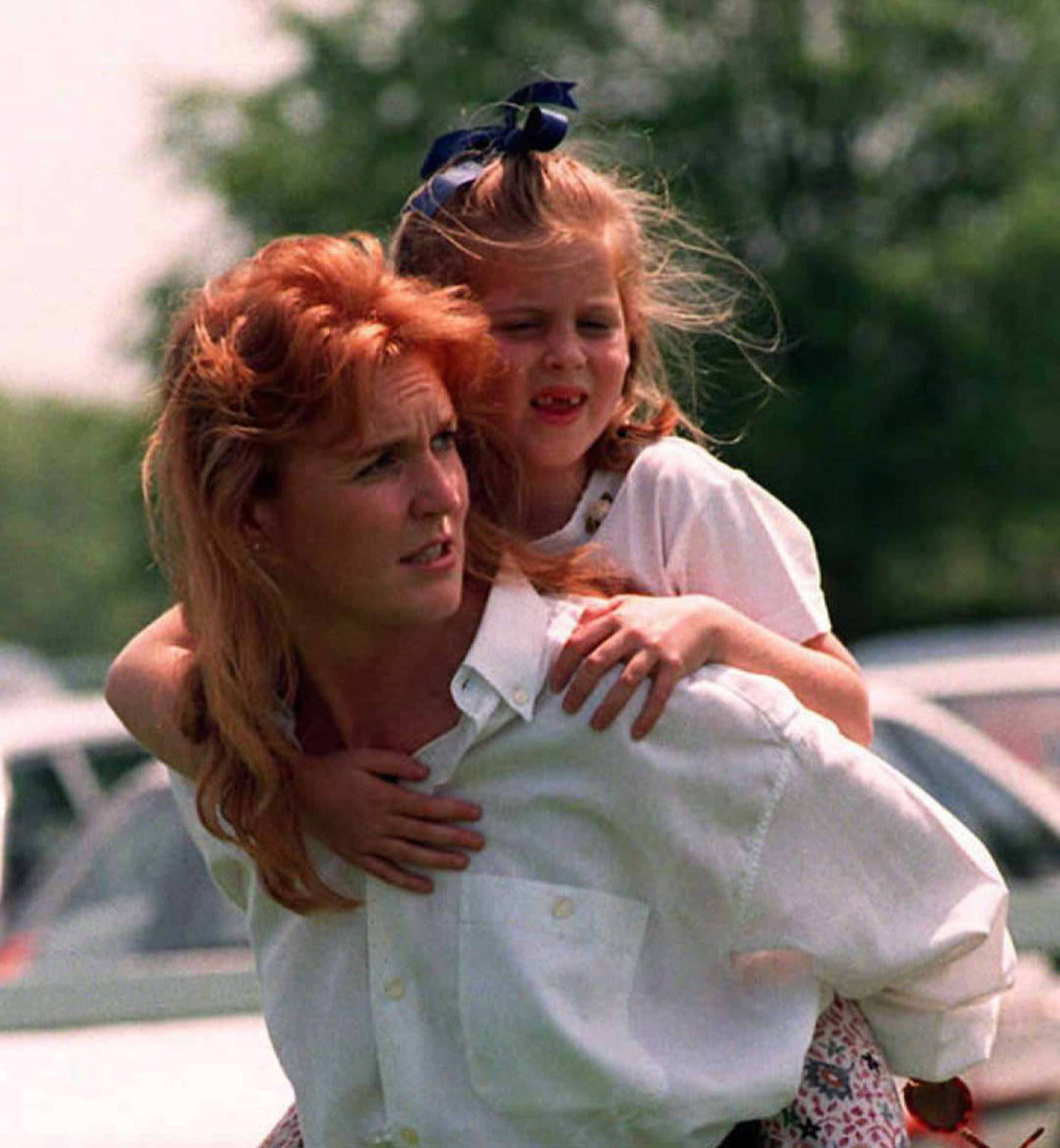 In 1996, samen met haar moeder Sarah Ferguson.
