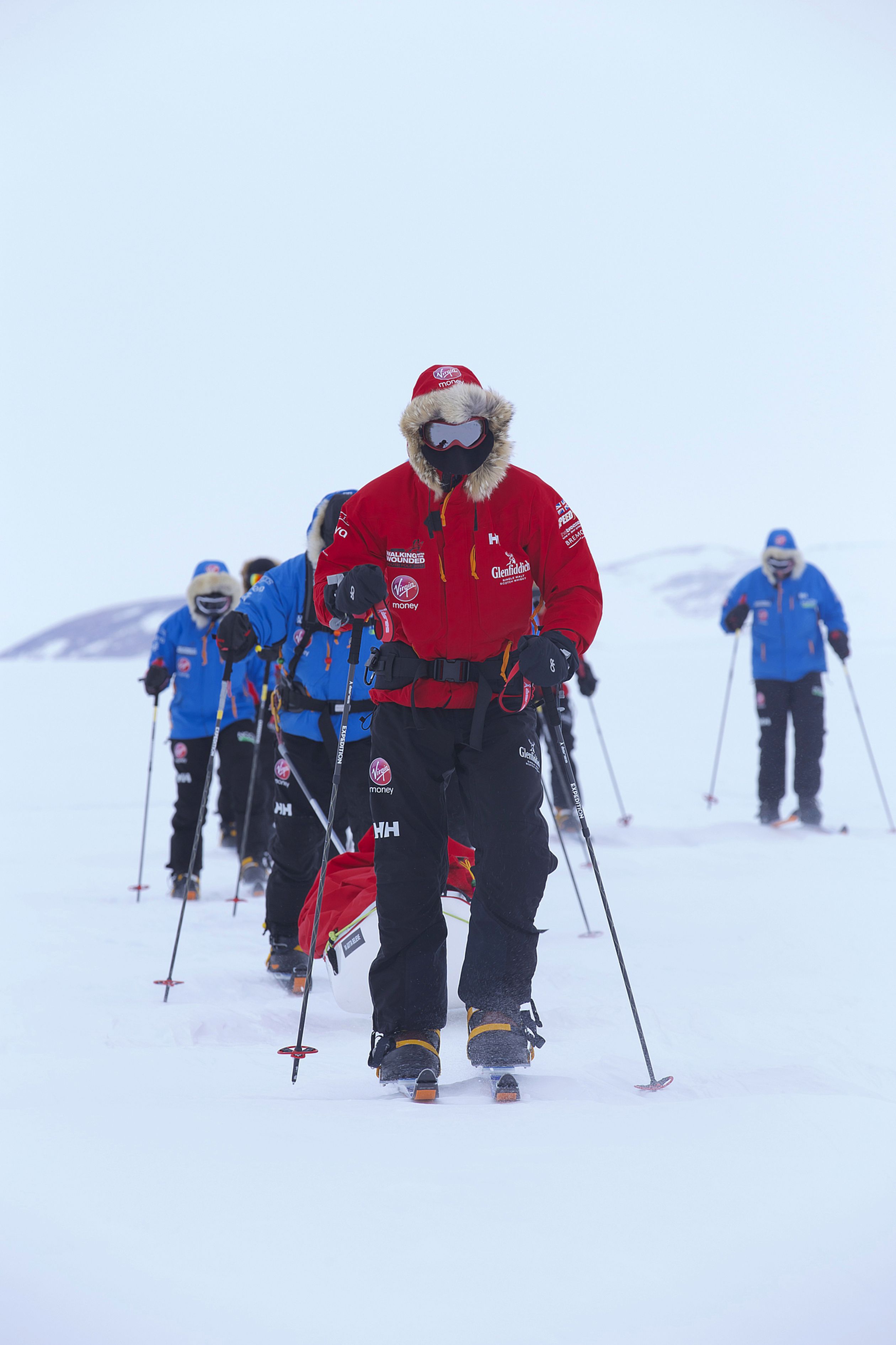 2013: Prins Harry, tijdens een expeditie naar de Zuidpool.