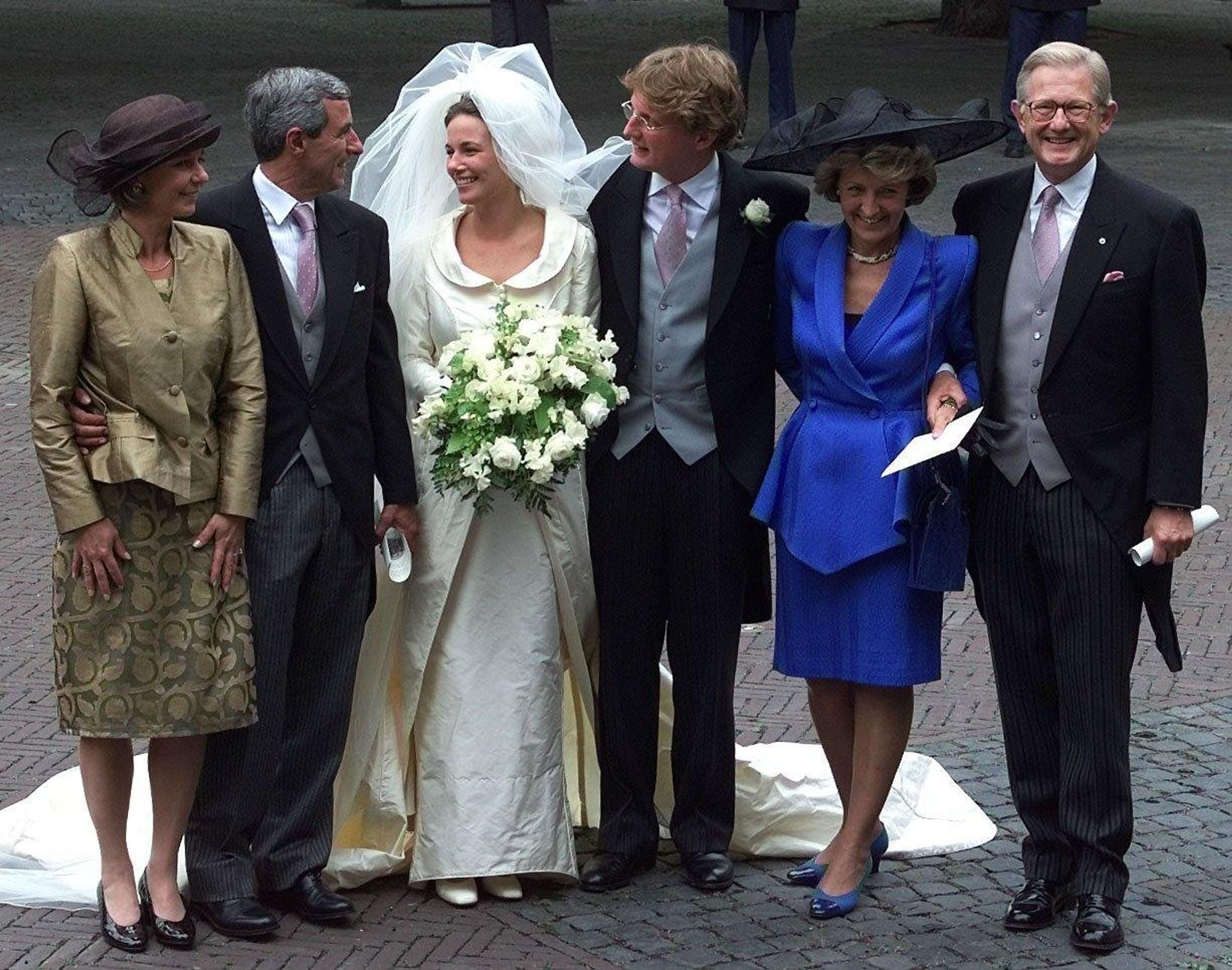 Prinses Annette's trouwjurk werd gemaakt door couturier Frans Molenaar.
