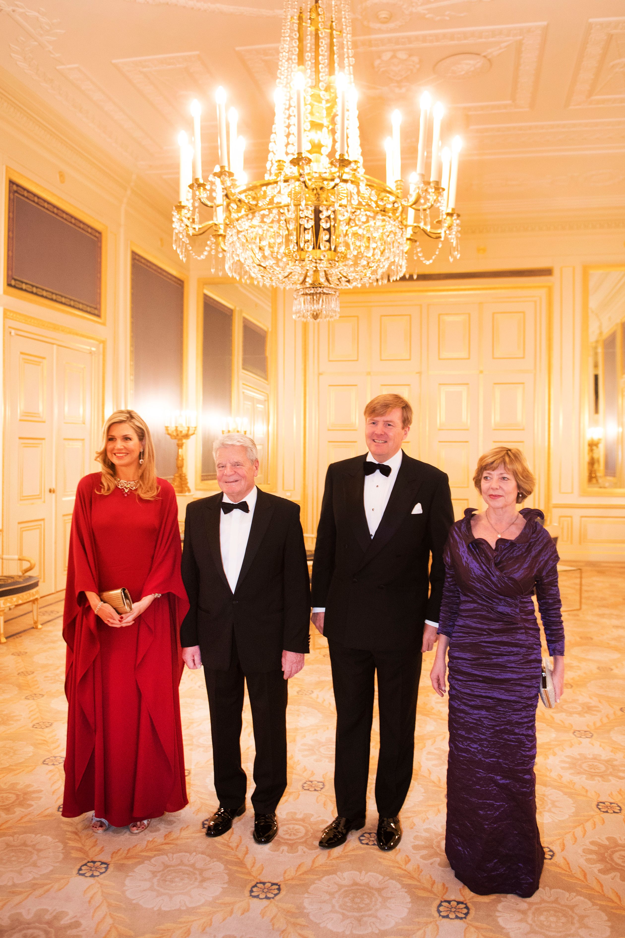 2017 - Koning Willem-Alexander en koningin Maxima ontvangen de Bondspresident van Duitsland,