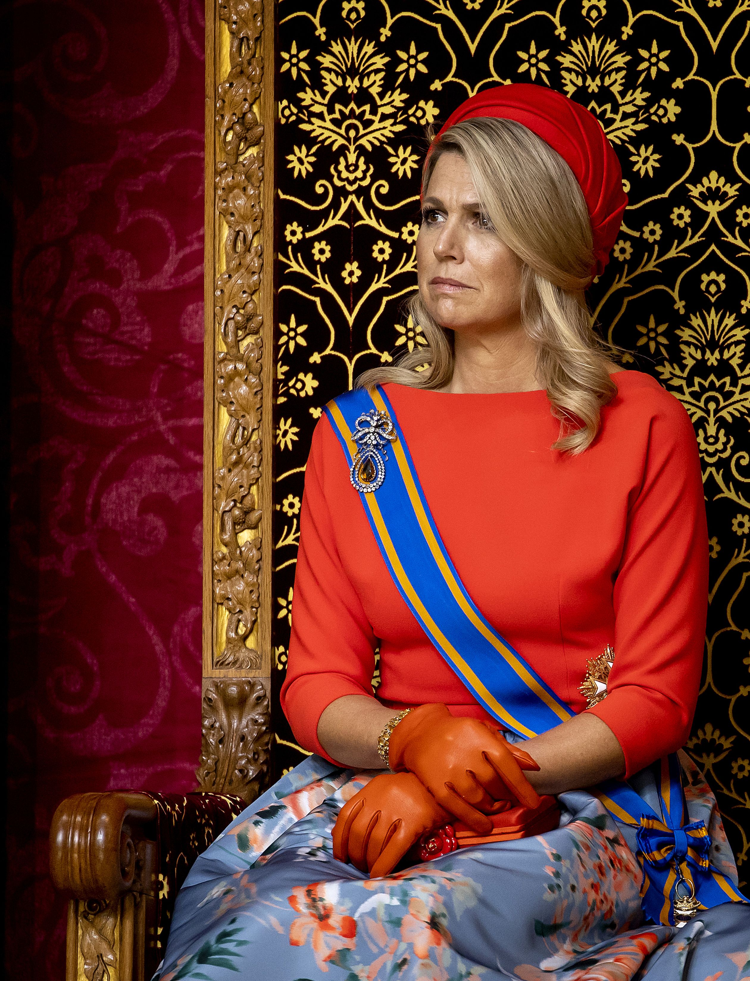 Koningin Máxima op Prinsjesdag.