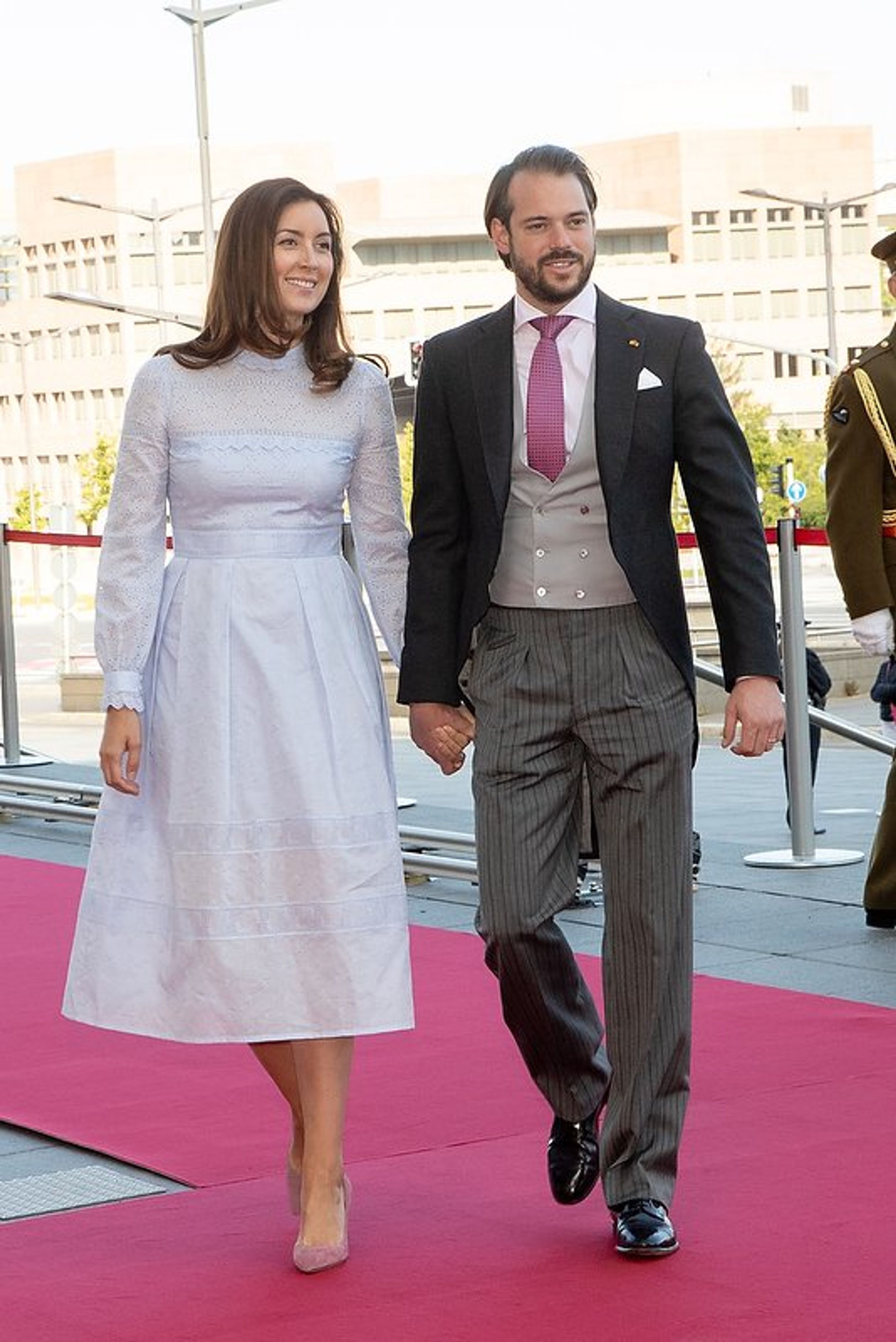 Prins Félix en echtgenote prinses Claire