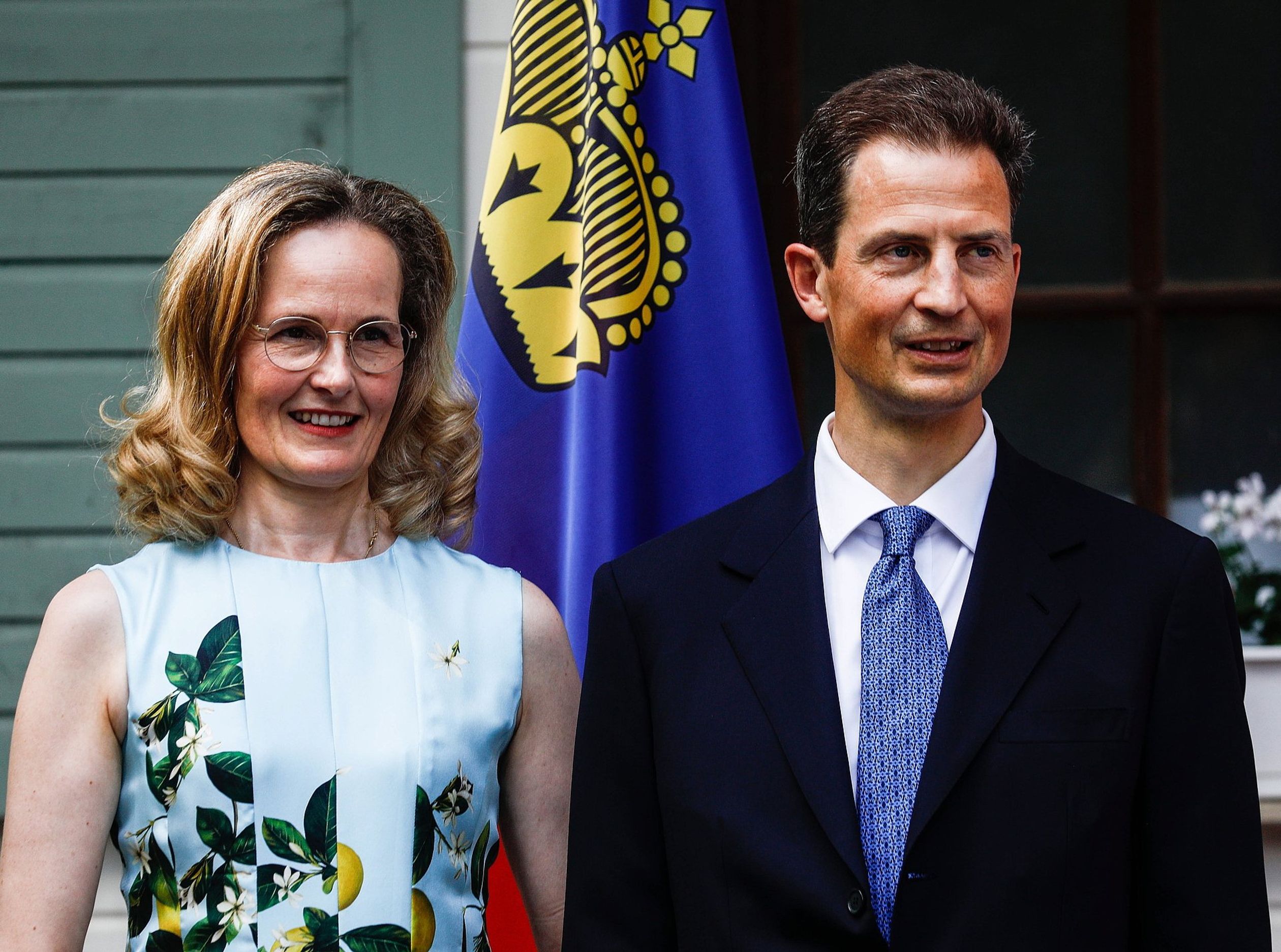 Erfprins Alois en zijn echtgenote Sophie, juni 2021.