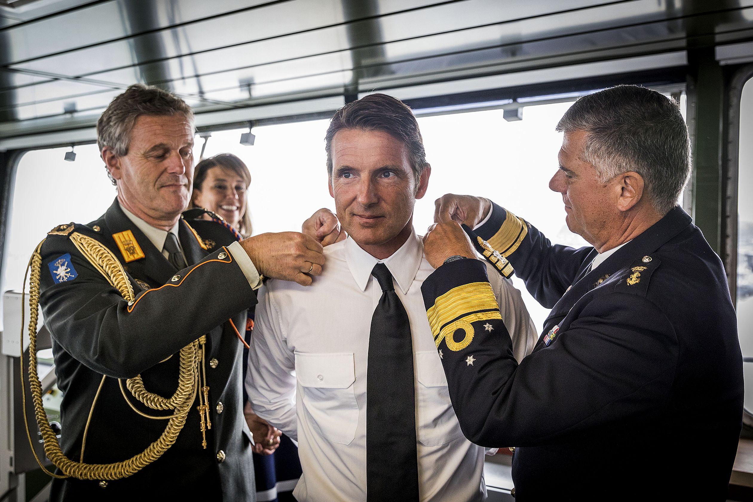 Prins Maurits werd in 2017 bevorderd tot kapitein ter zee.