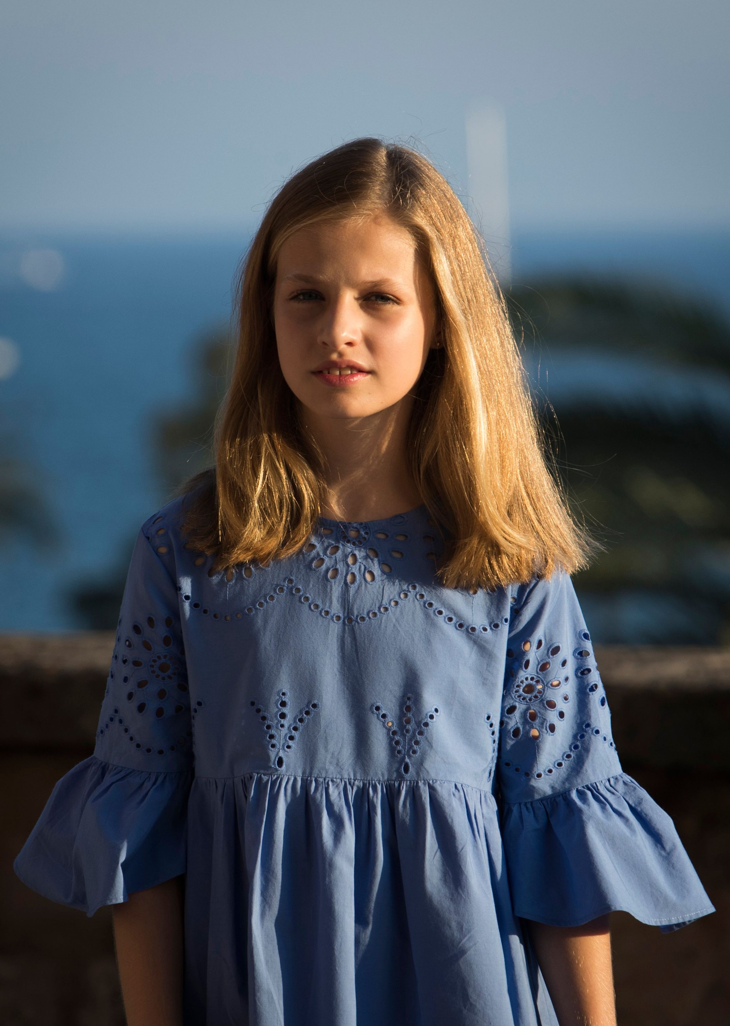 Prinses Leonor tijdens de jaarlijkse vakantie op het Spaanse eiland Mallorca.