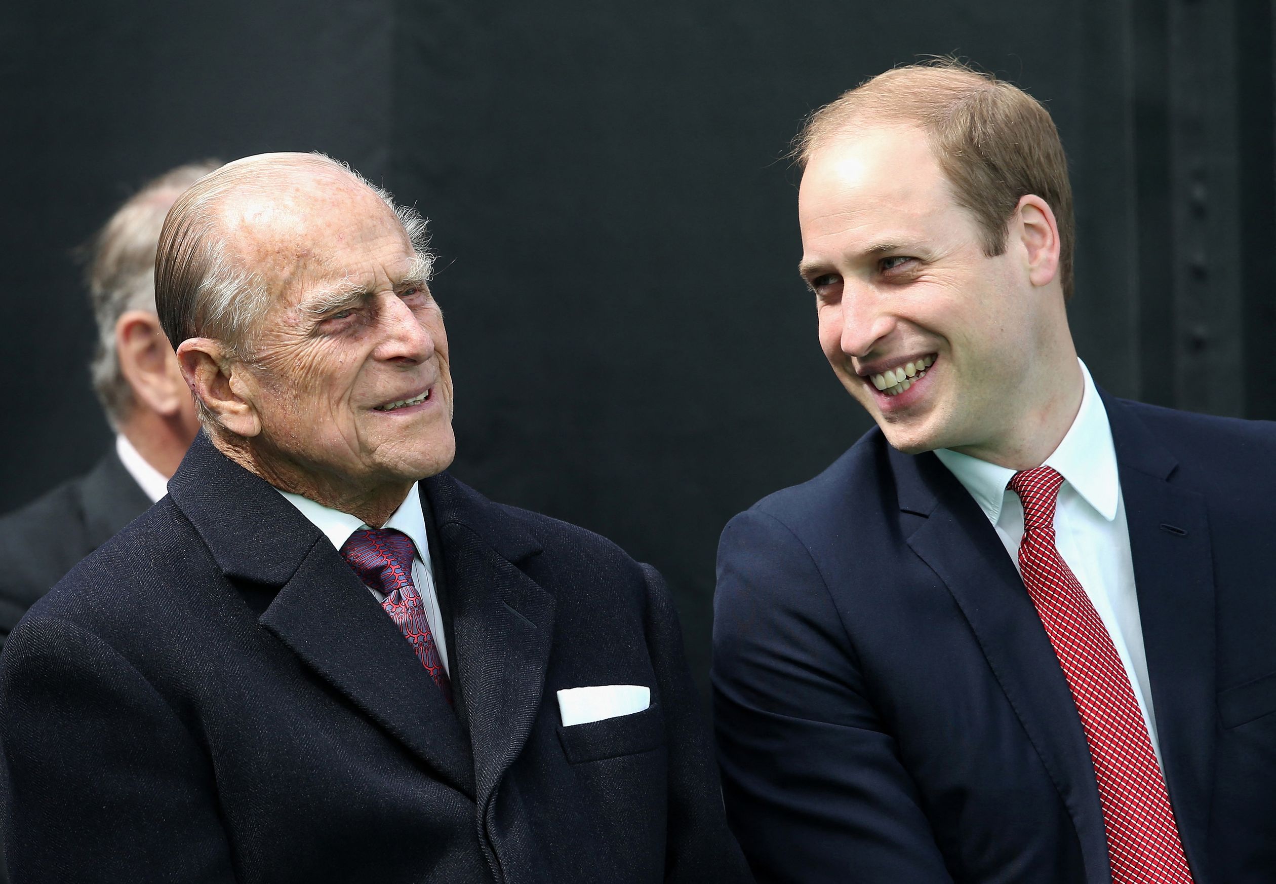 Ook prins William had in 2015 zichtbaar veel plezier om zijn opa!