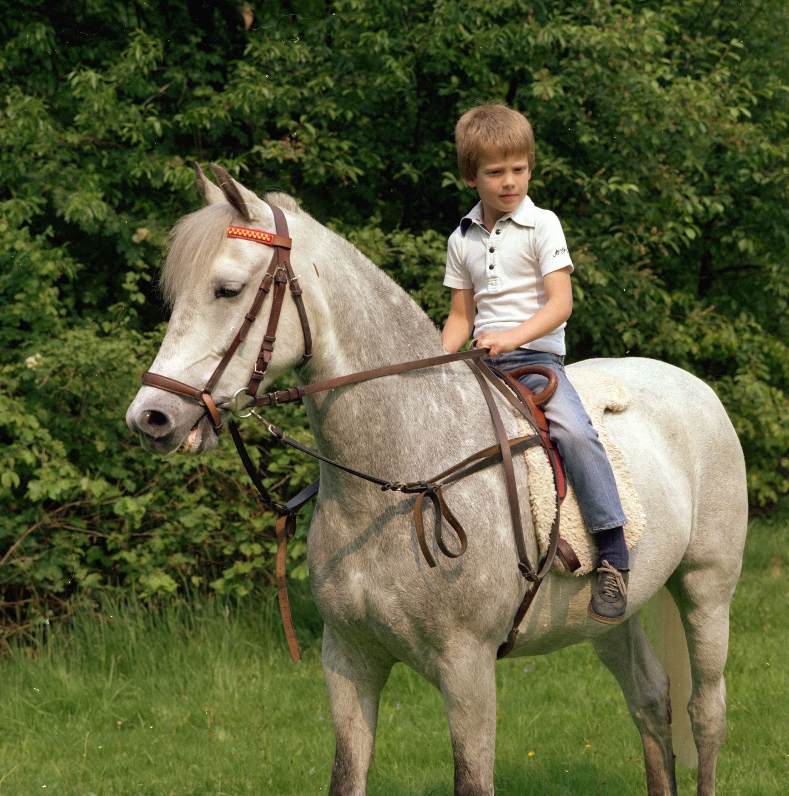 1981: De prins op het paard. (Foto: Max Koot - RVD)