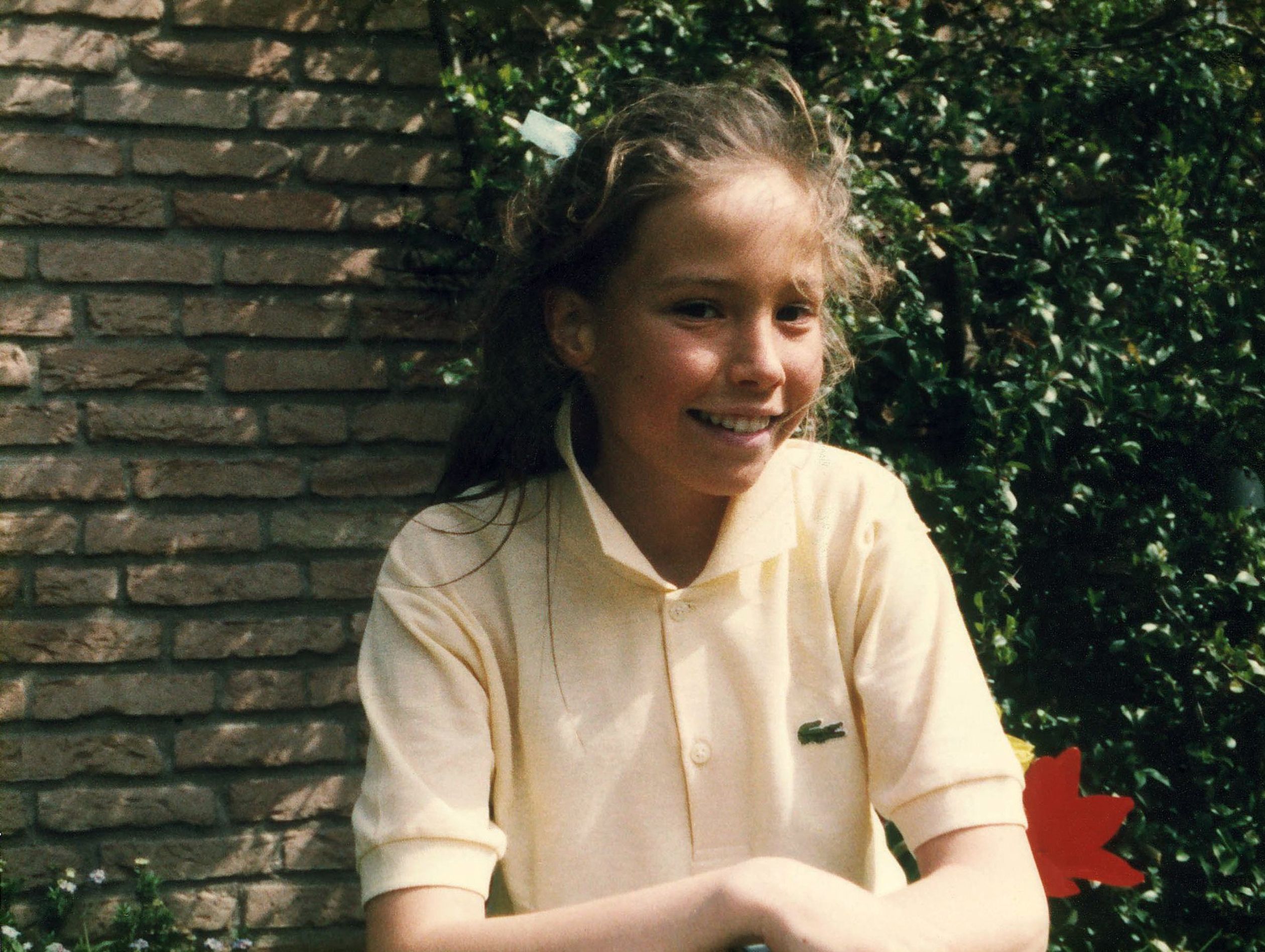 Marilène in 1982, bij haar thuis in Velp.