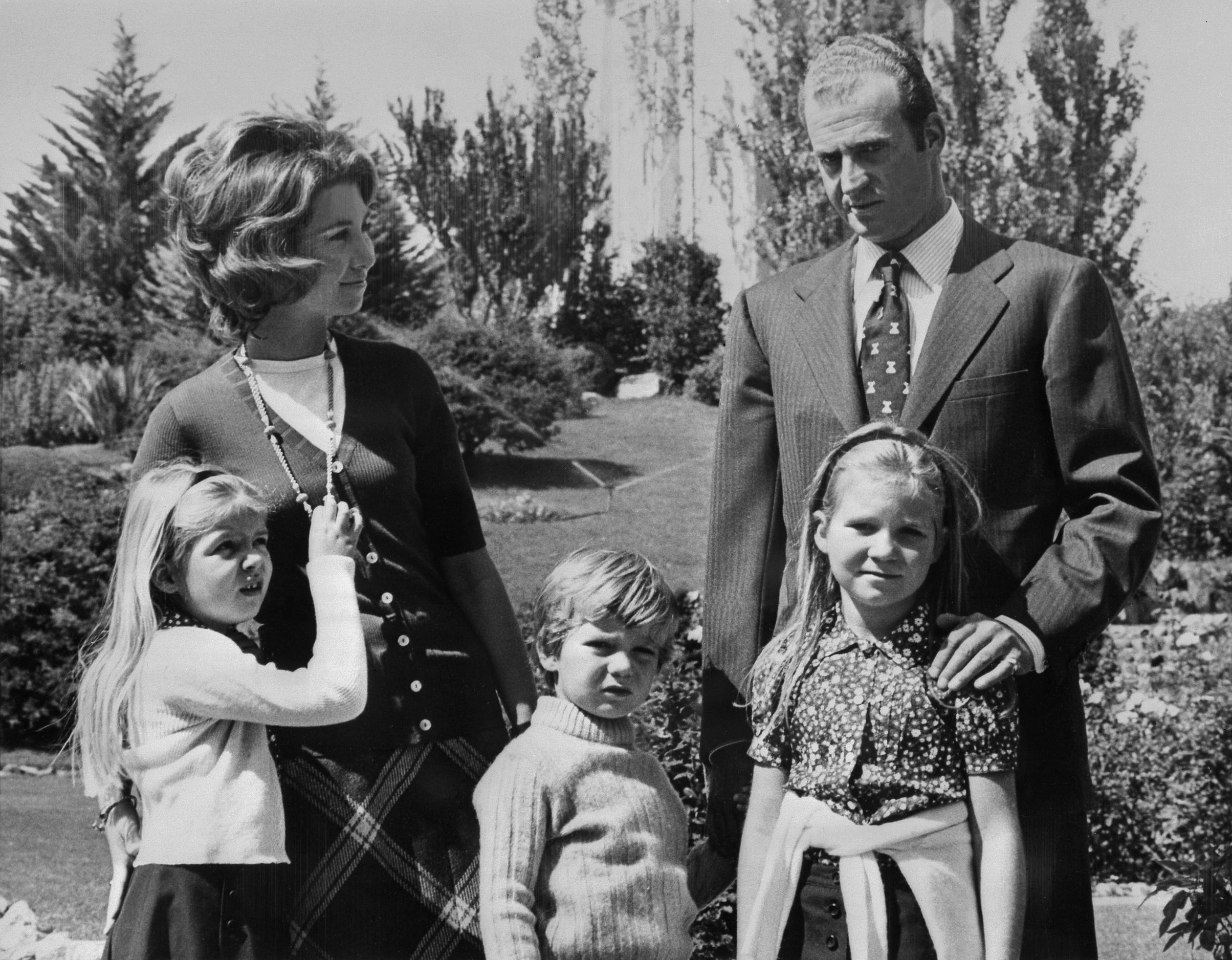 Op de foto met het hele gezin, september 1972.