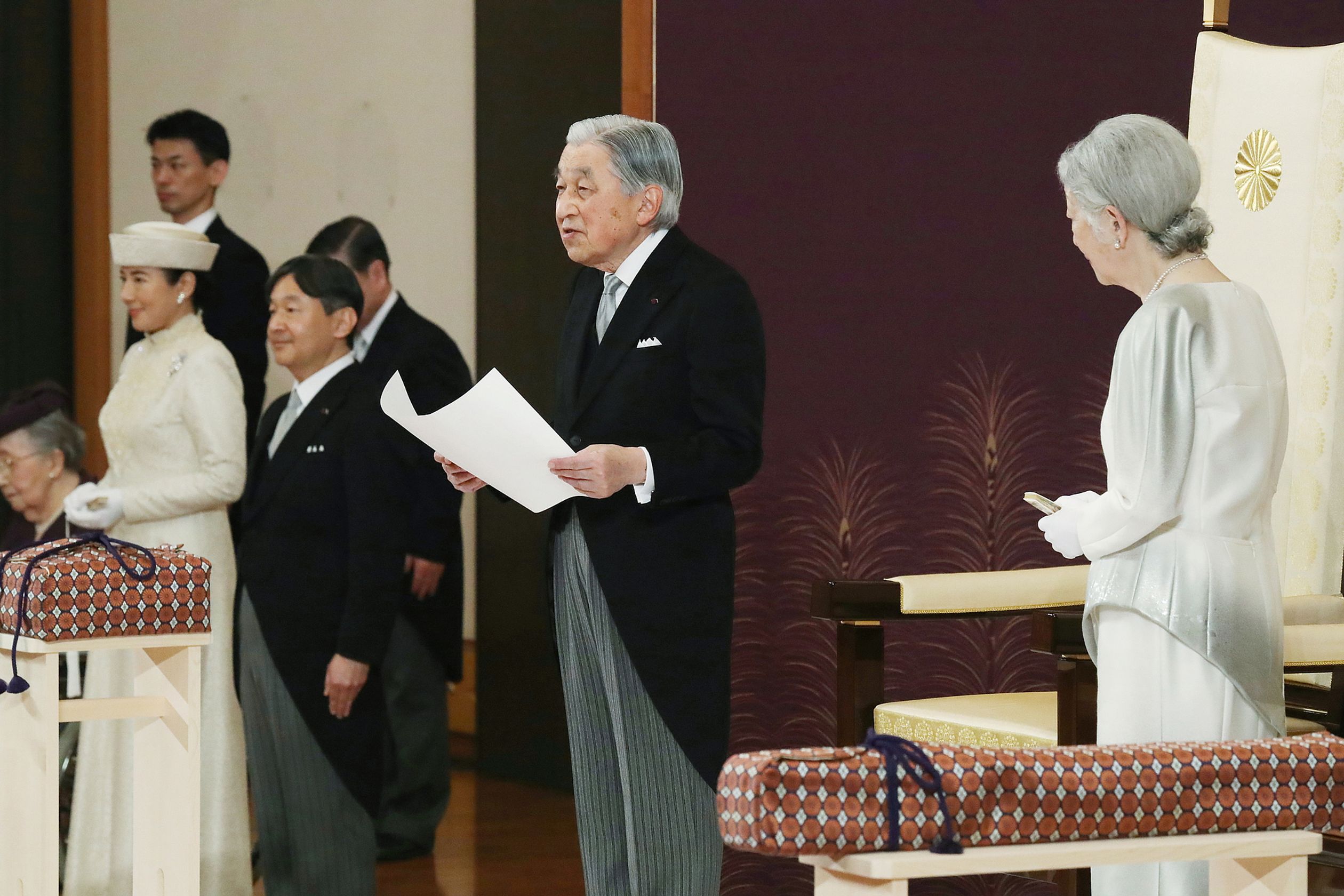 JAPAN ROYALTY IMPERIAL ABDICATION