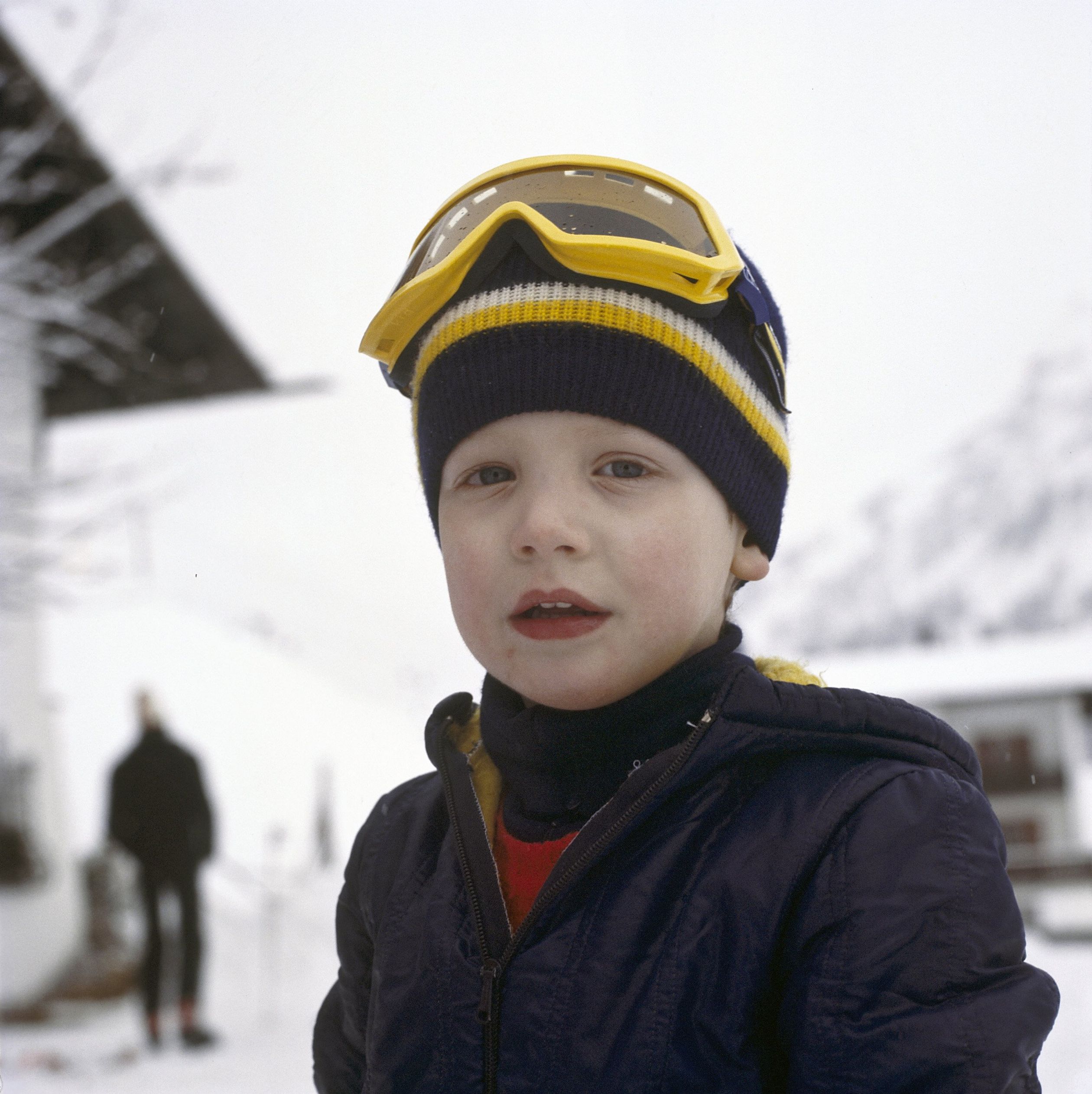Op wintersport in het Oostenrijkse Lech, 26 december 1978.