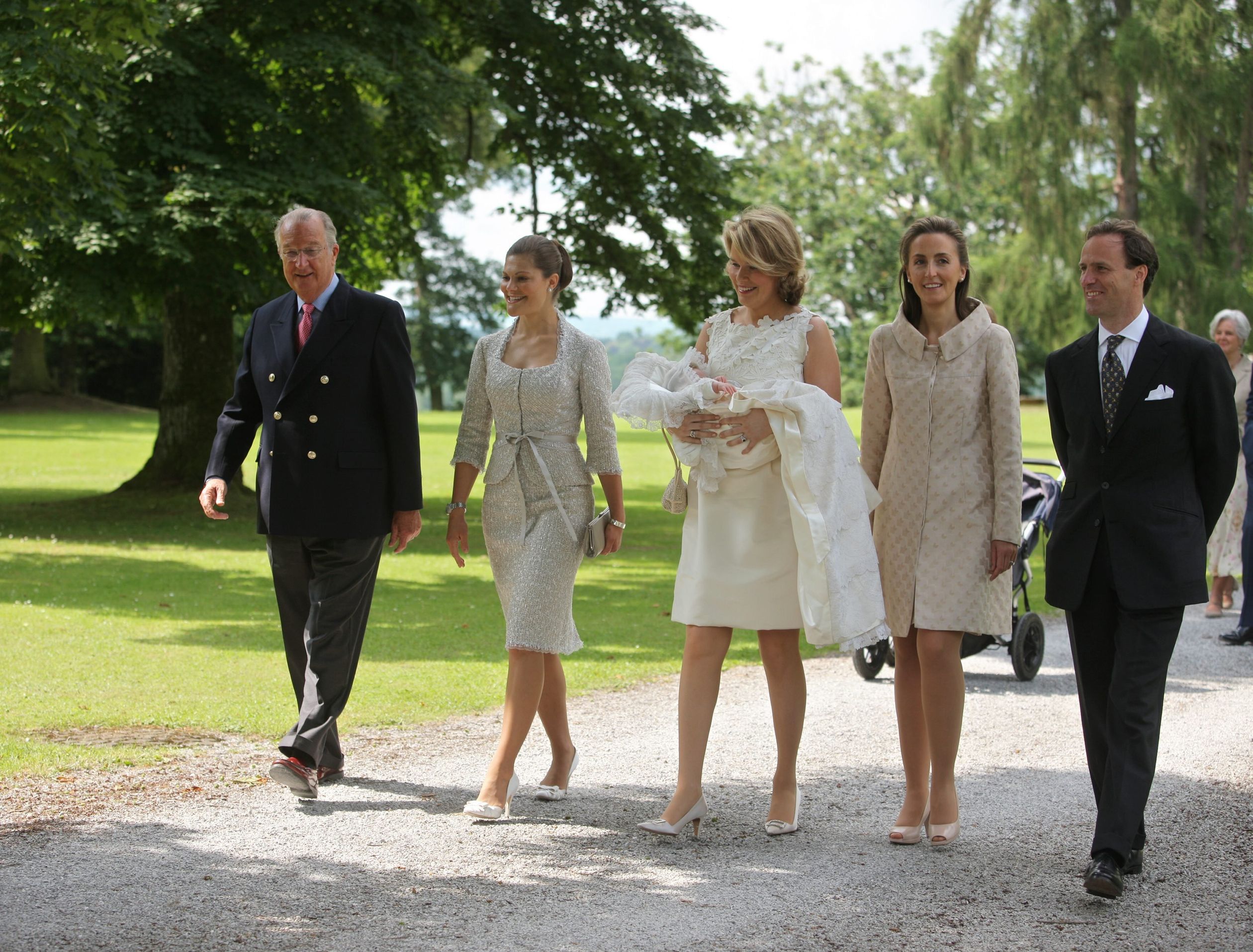 Ook de Zweedse kroonprinses Victoria is peetmoeder van prinses Eléonore.