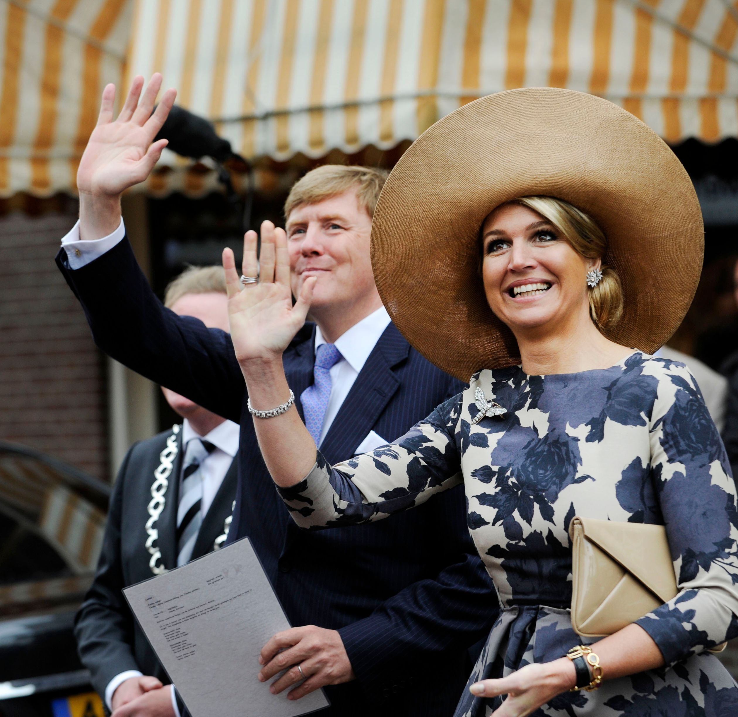 Willem-Alexander en Máxima bezoeken Wageningen in 2013.