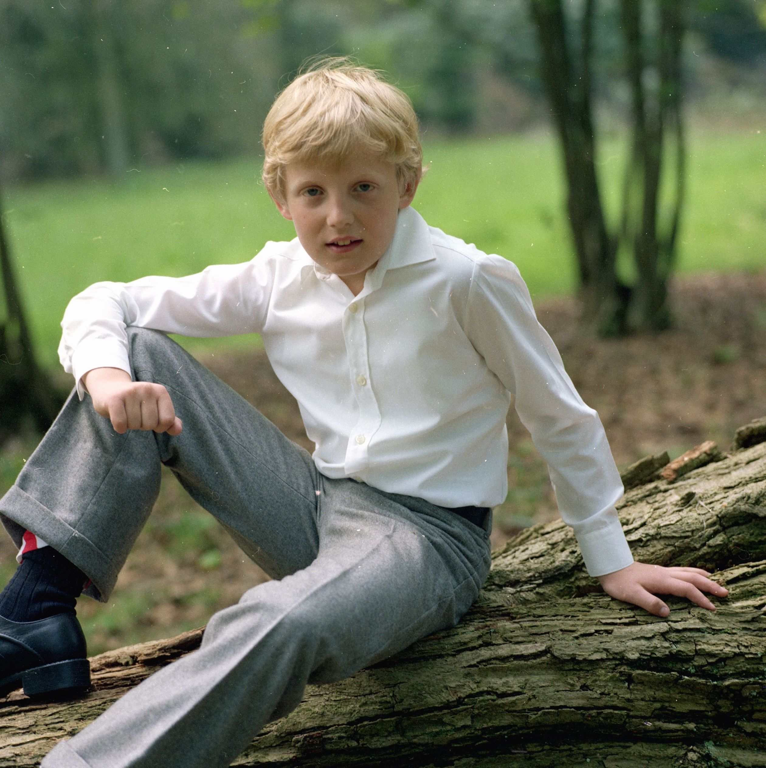 De 12-jarige Bernhard tijdens een fotosessie in 1981. (Foto: Max Koot - RVD)