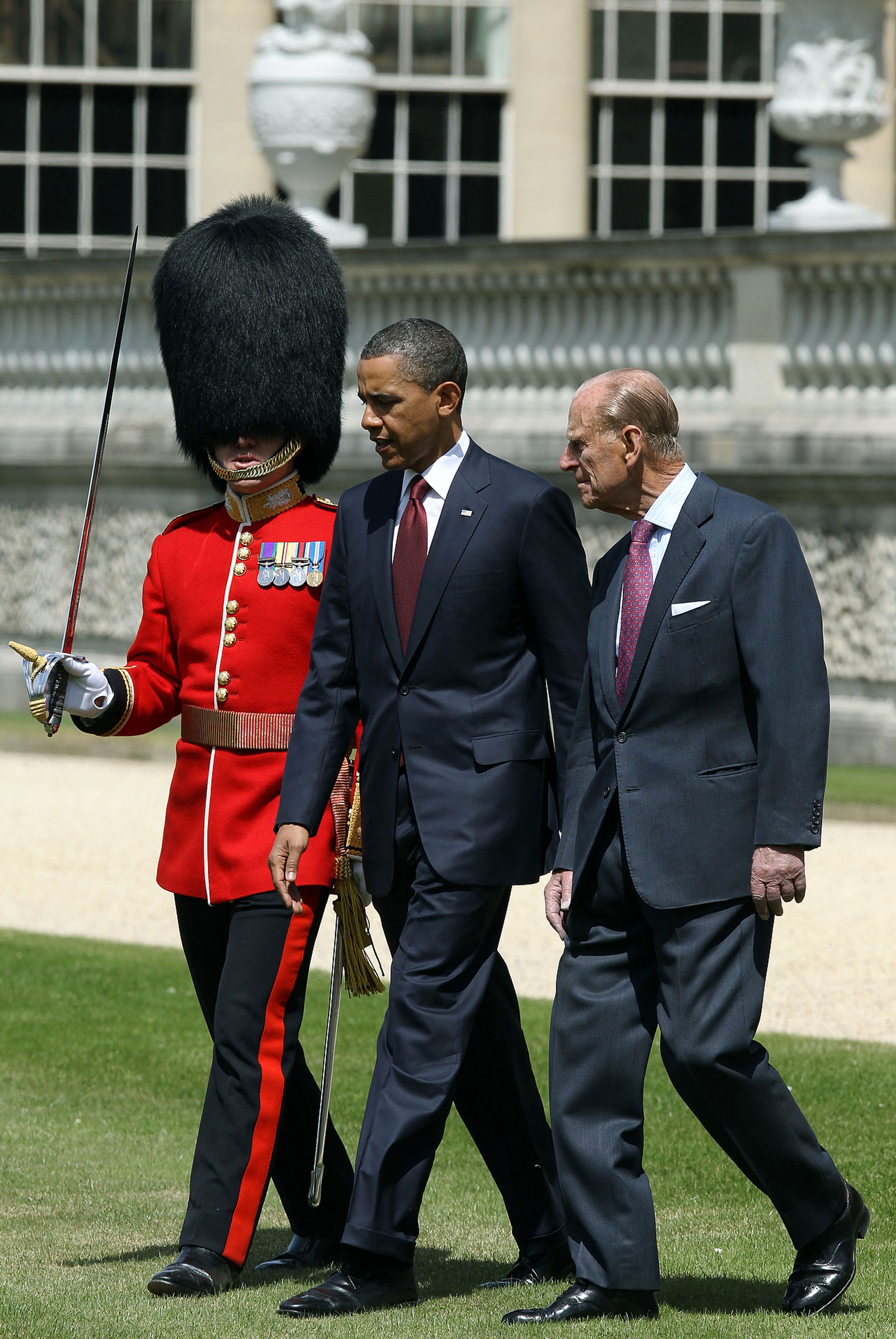 In 2011 bracht toenmalig president van Amerika Barack Obama een staatsbezoek aan Engeland daar ontmoette hij ook Philip.