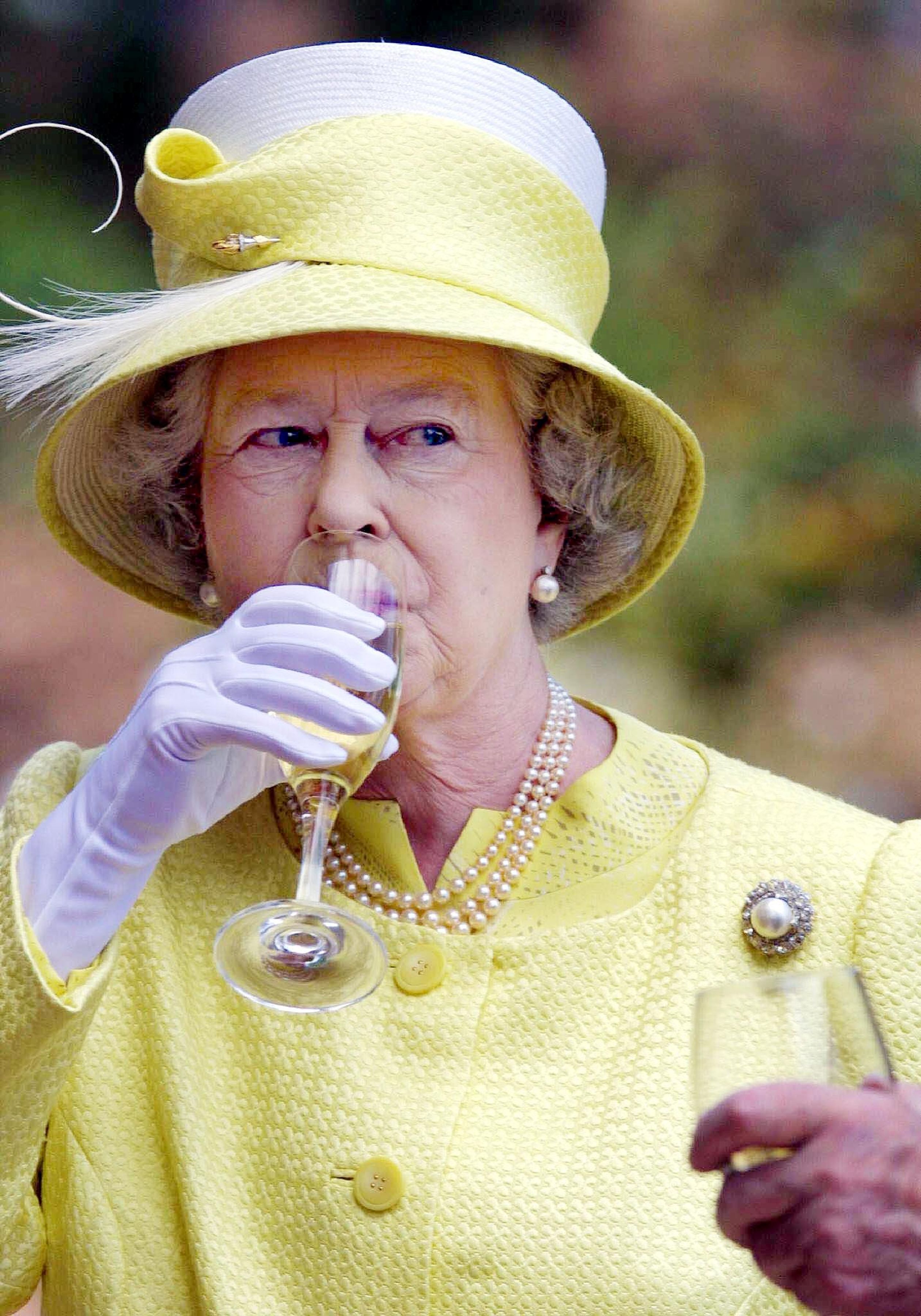 Als deel van haar gouden jubileumtournee in 2002 bezoekt koningin Elizabeth Chateau Barrosa in Adelaide, Australië. Daar proeft ze een Barrosa-wijn.