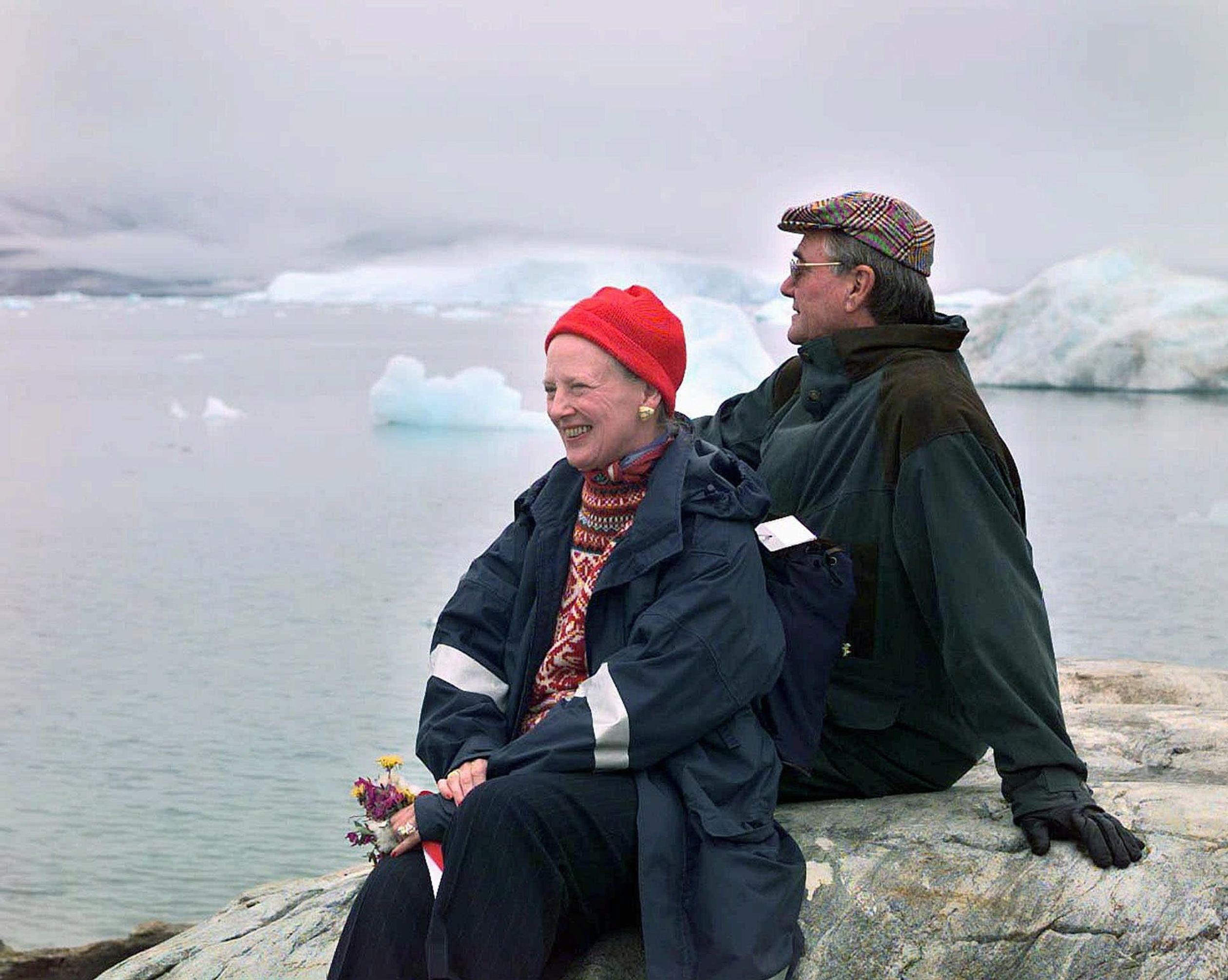 Margrethe en haar man Henrik bezoeken Groenland in 1997.