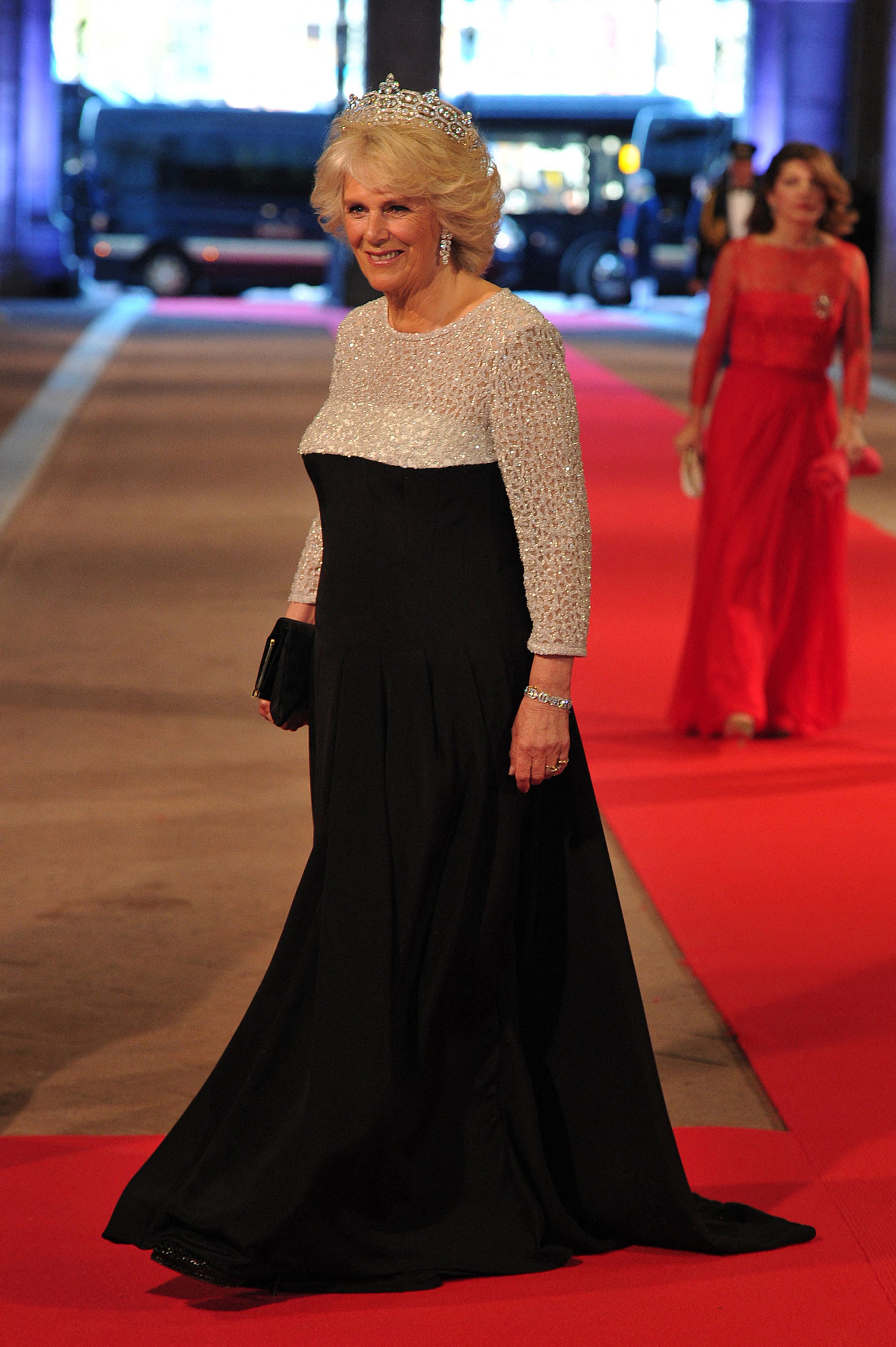 Camilla op de vooravond van de inhuldiging van koning Willem-Alexander, 2013.