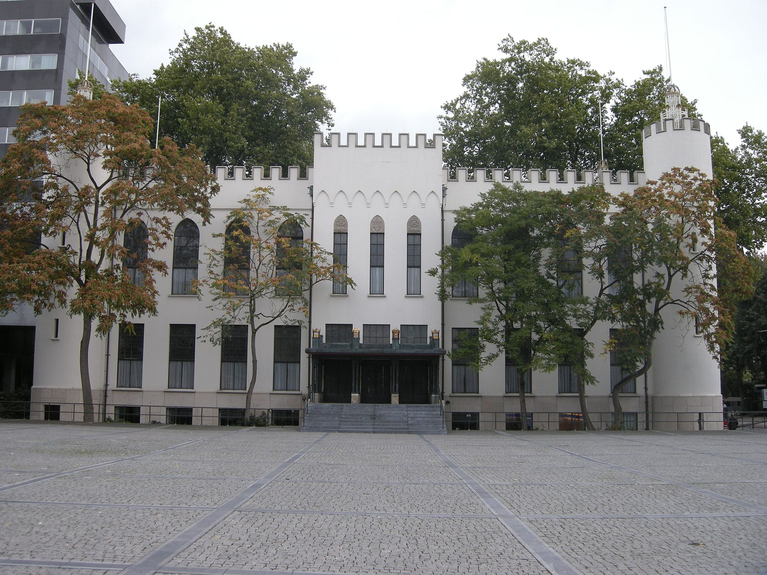 Het paleis in Tilburg.