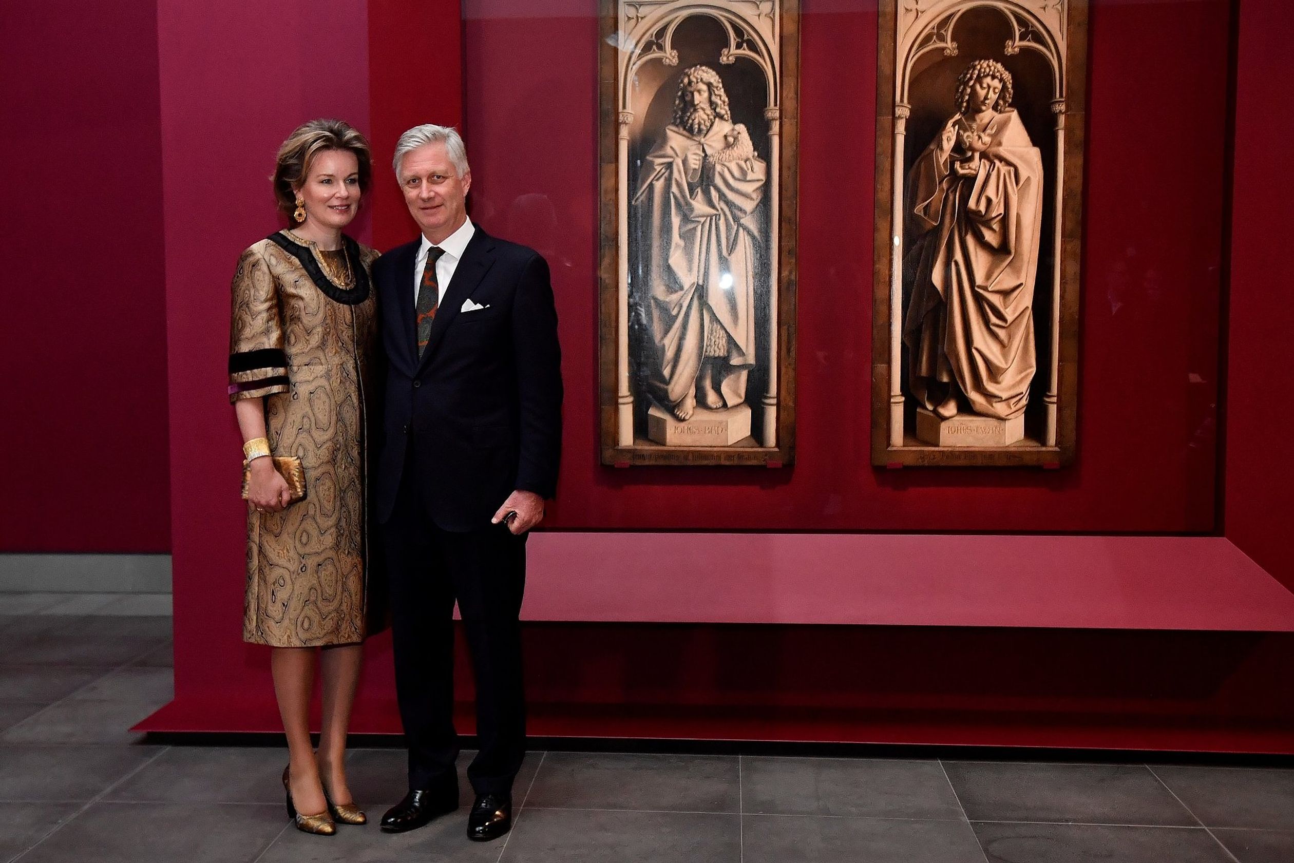 Op 30 januari gaan koningin Mathilde en koning Filip naar de opening van de 'Van Eyck. Een optische