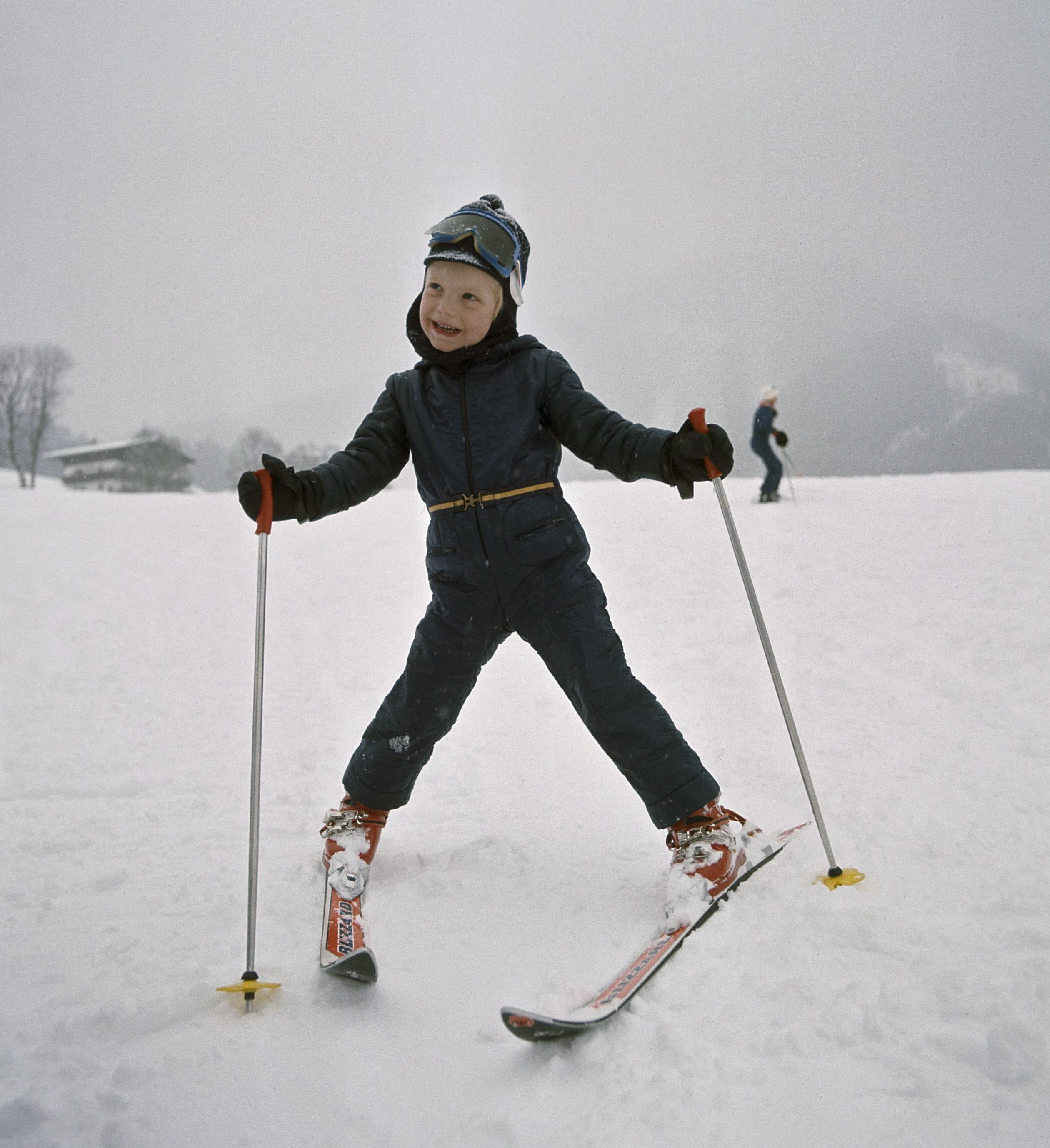 Plezier op de ski's tijdens de wintersportvakantie in het Oostenrijkse Zell am See, 29 december