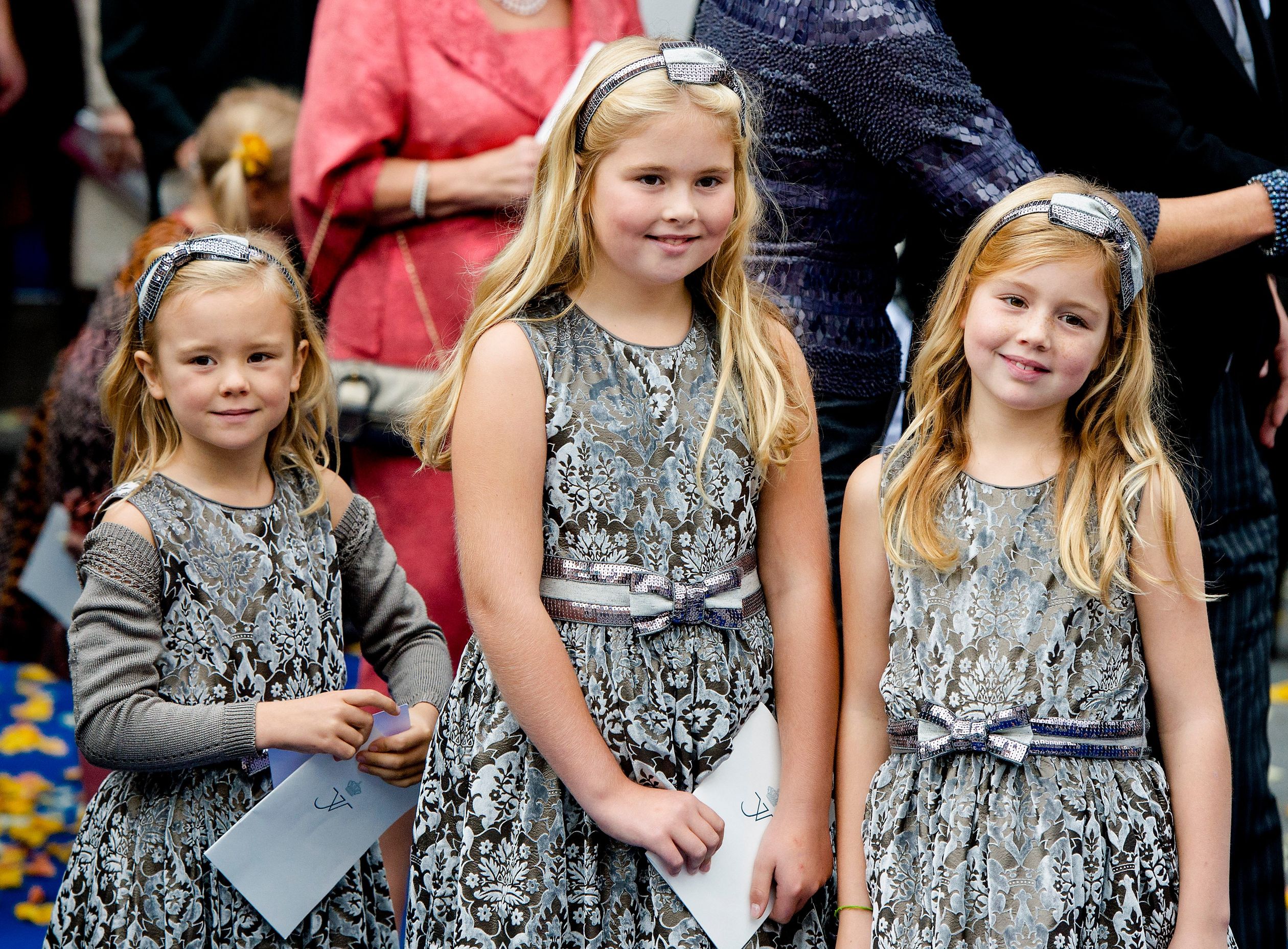 In 2013 zijn de prinsesjes aanwezig bij het huwelijk van prins Jaime de Bourbon de Parme met