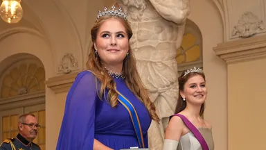 Prinses Amalia en andere royals bij verjaardagsdiner prins Christian