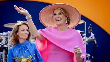 Déze prinses leende eens een avondjurk van koningin Máxima