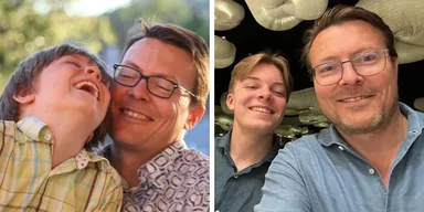 Zien: Claus zet jarige vader in het zonnetje met plezierige fotoserie