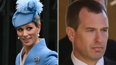 Zara Tindall en Peter Phillips: twee handen op één buik