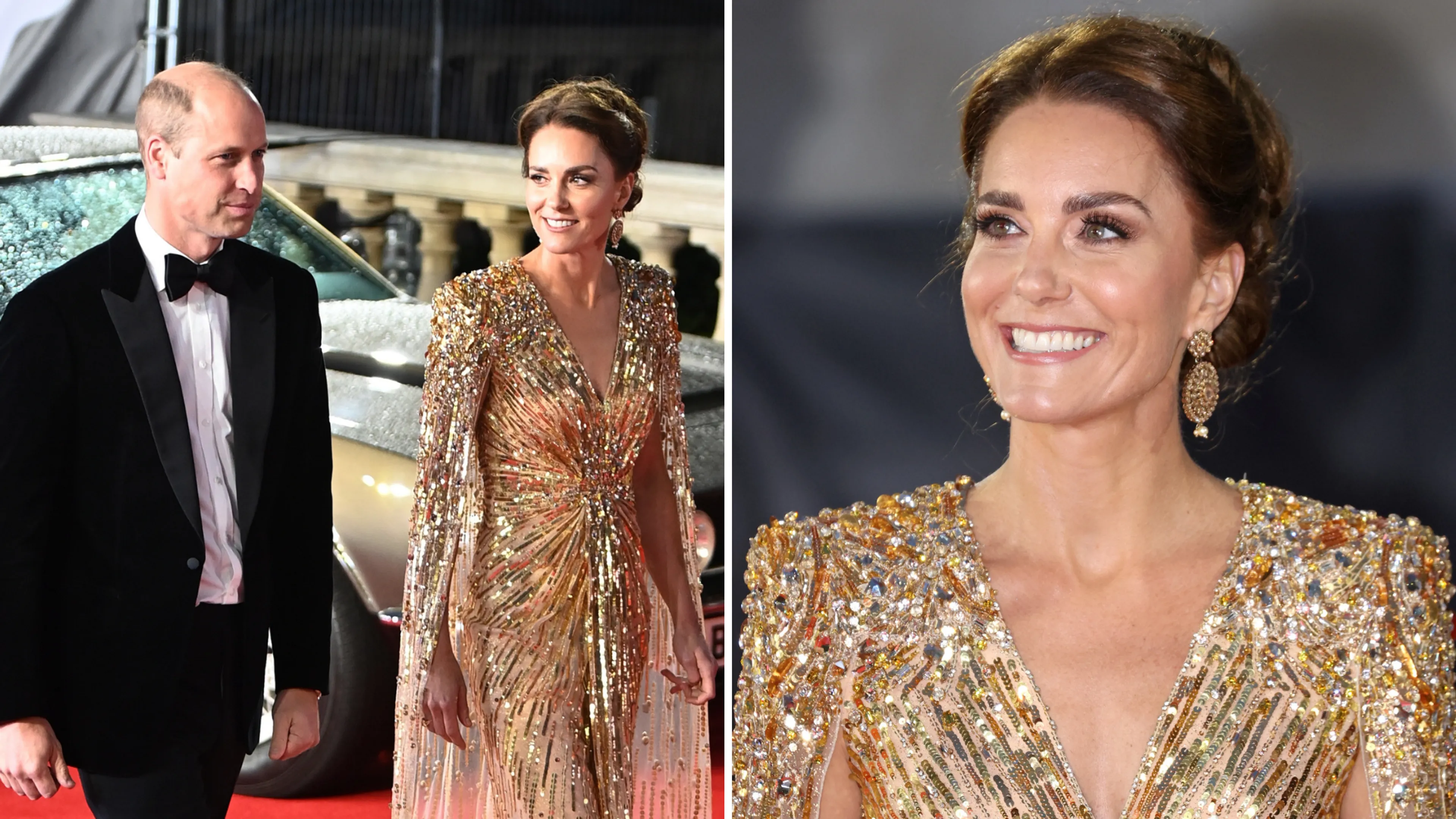 Wauw! Catherine knalt van rode loper bij première James Bond