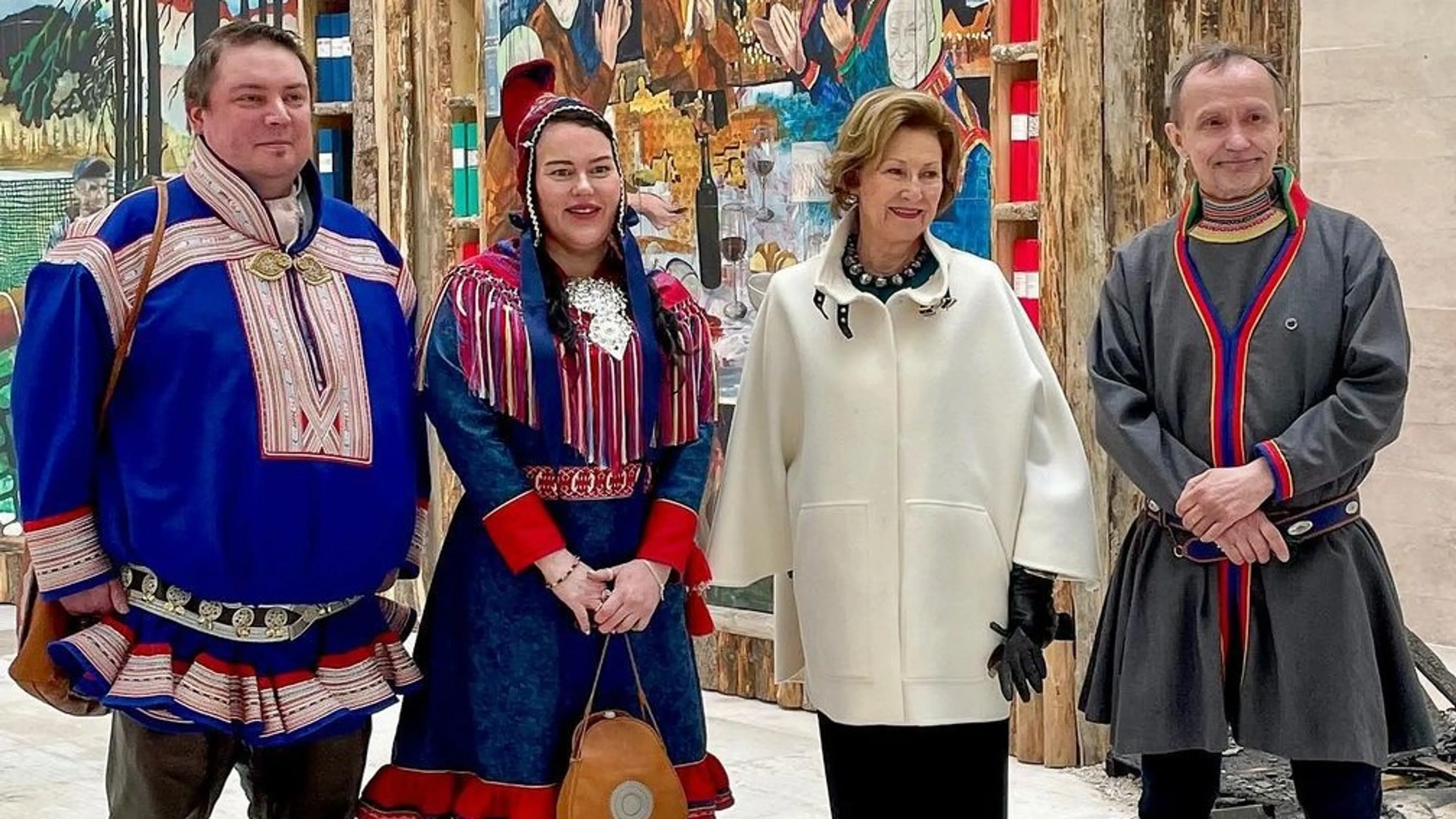 Koningin Sonja snuift cultuur in Venetië