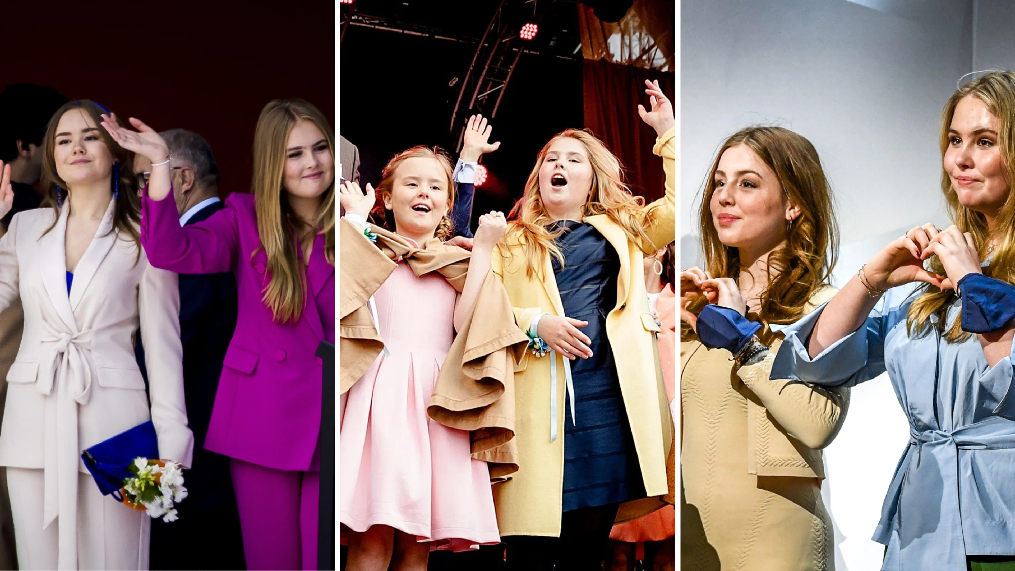 Zien: 10x Amalia, Alexia en Ariane op Koningsdag