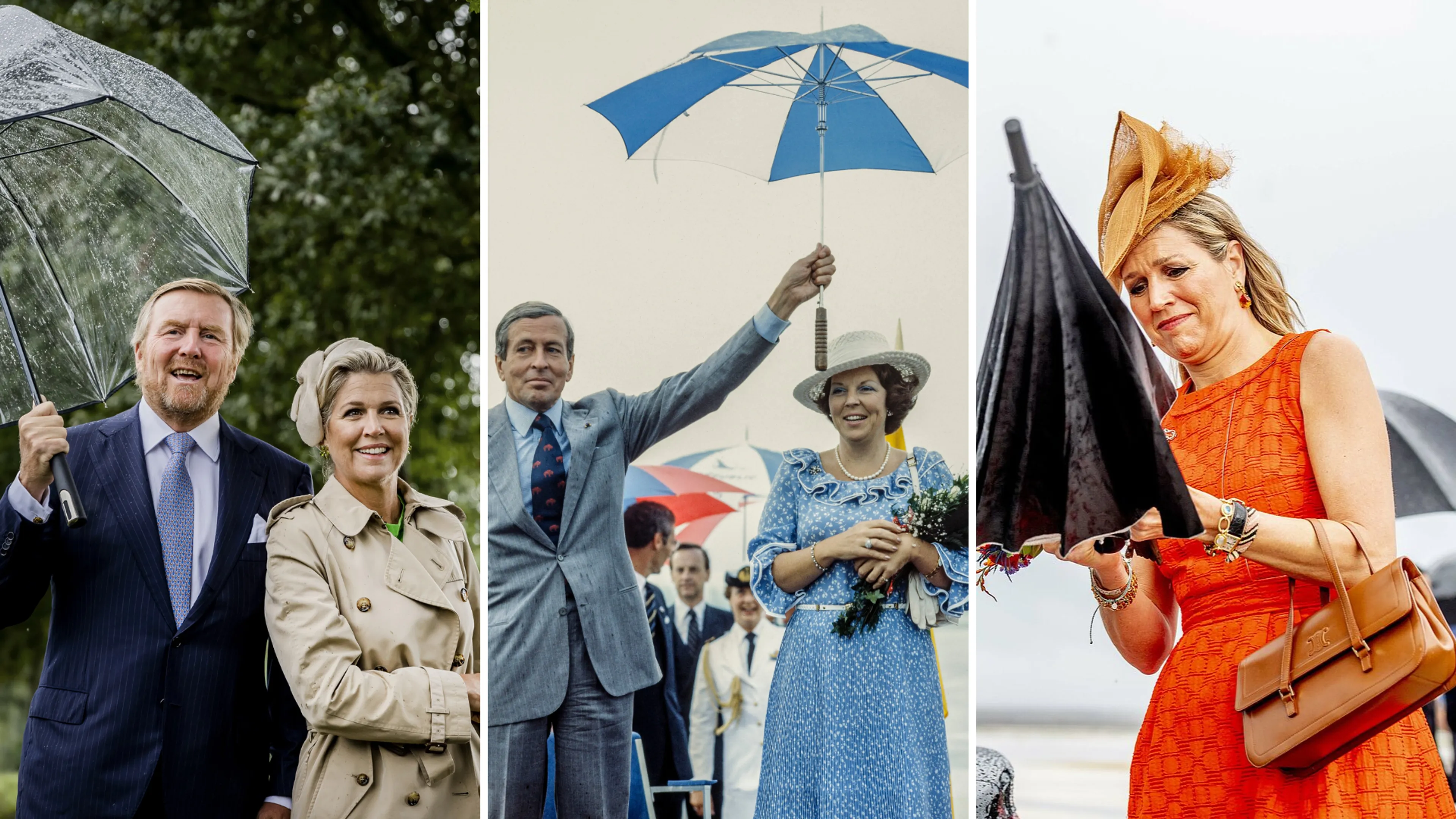 Wereld Parapludag! 9x de leukste foto's van royals met een paraplu
