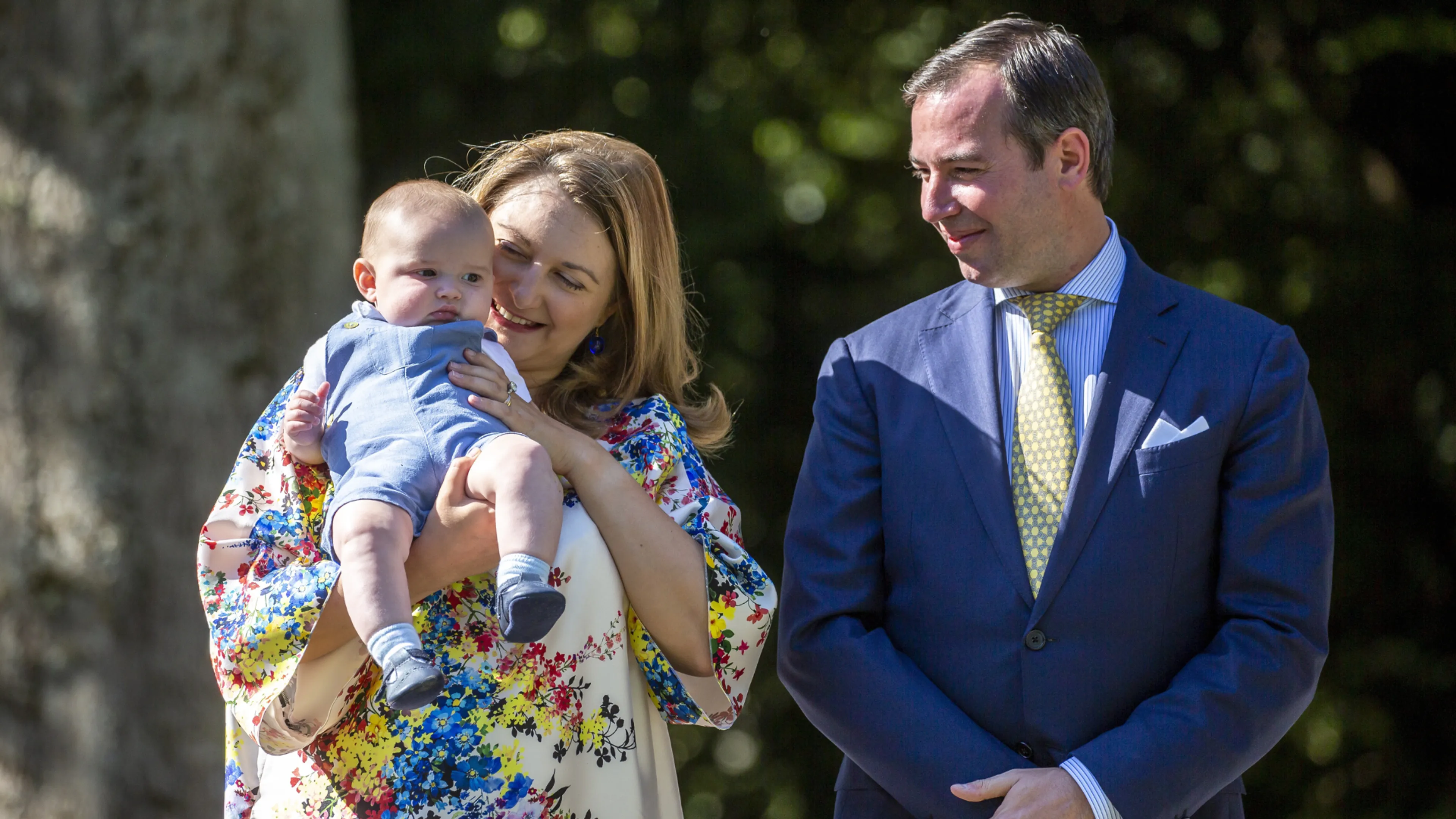 Gezellig kerstuitje voor Guillaume en Stéphanie van Luxemburg