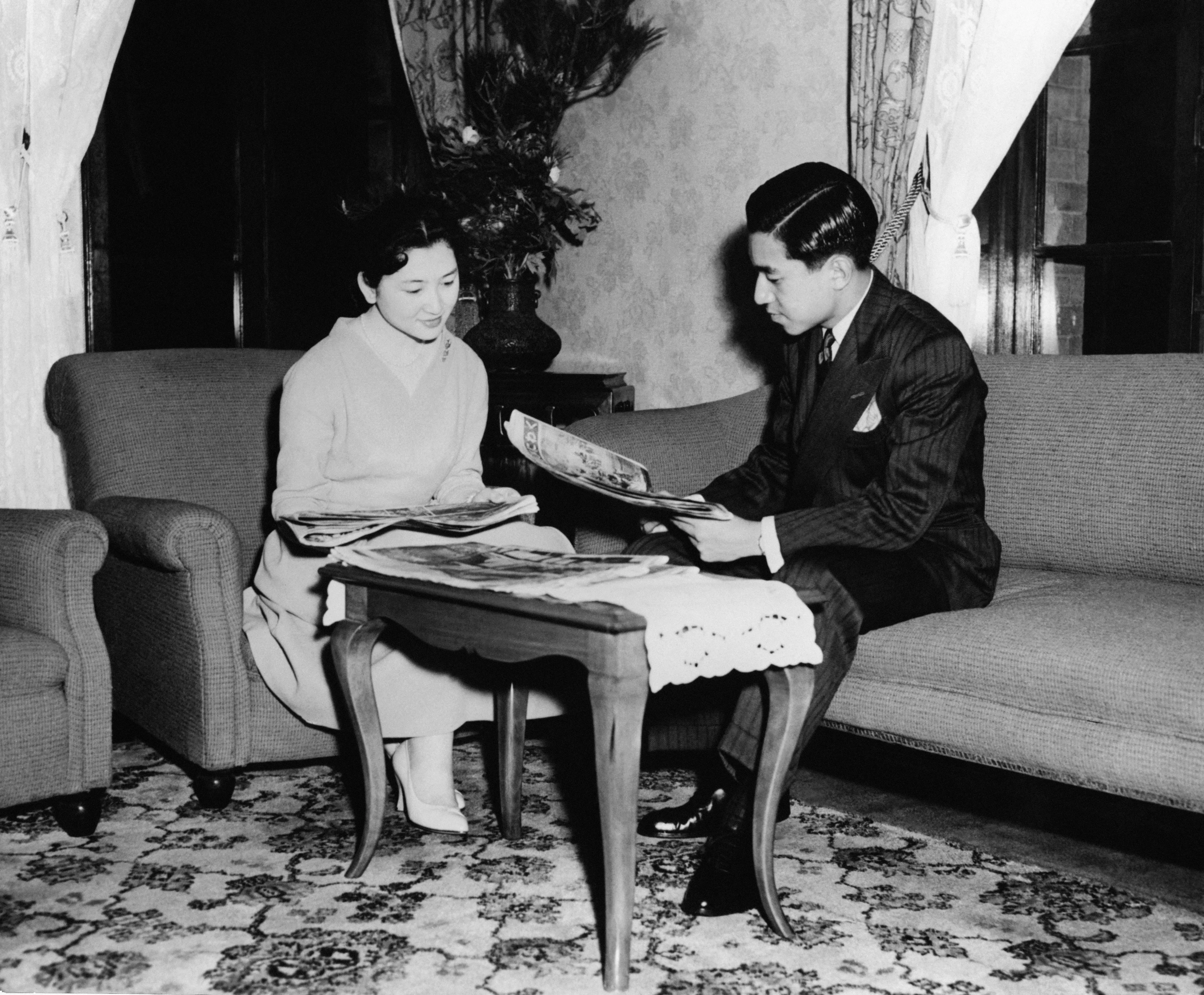 Akihito en Michiko.