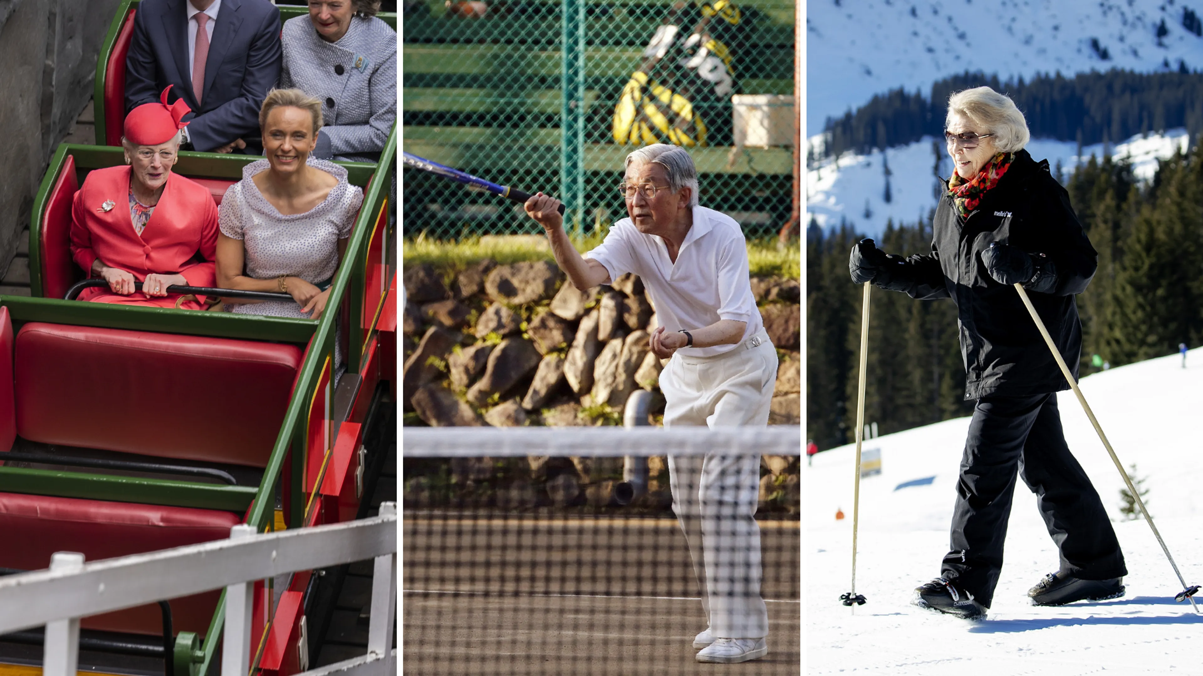 Zien! De leukste actieve foto's van de oudere royals