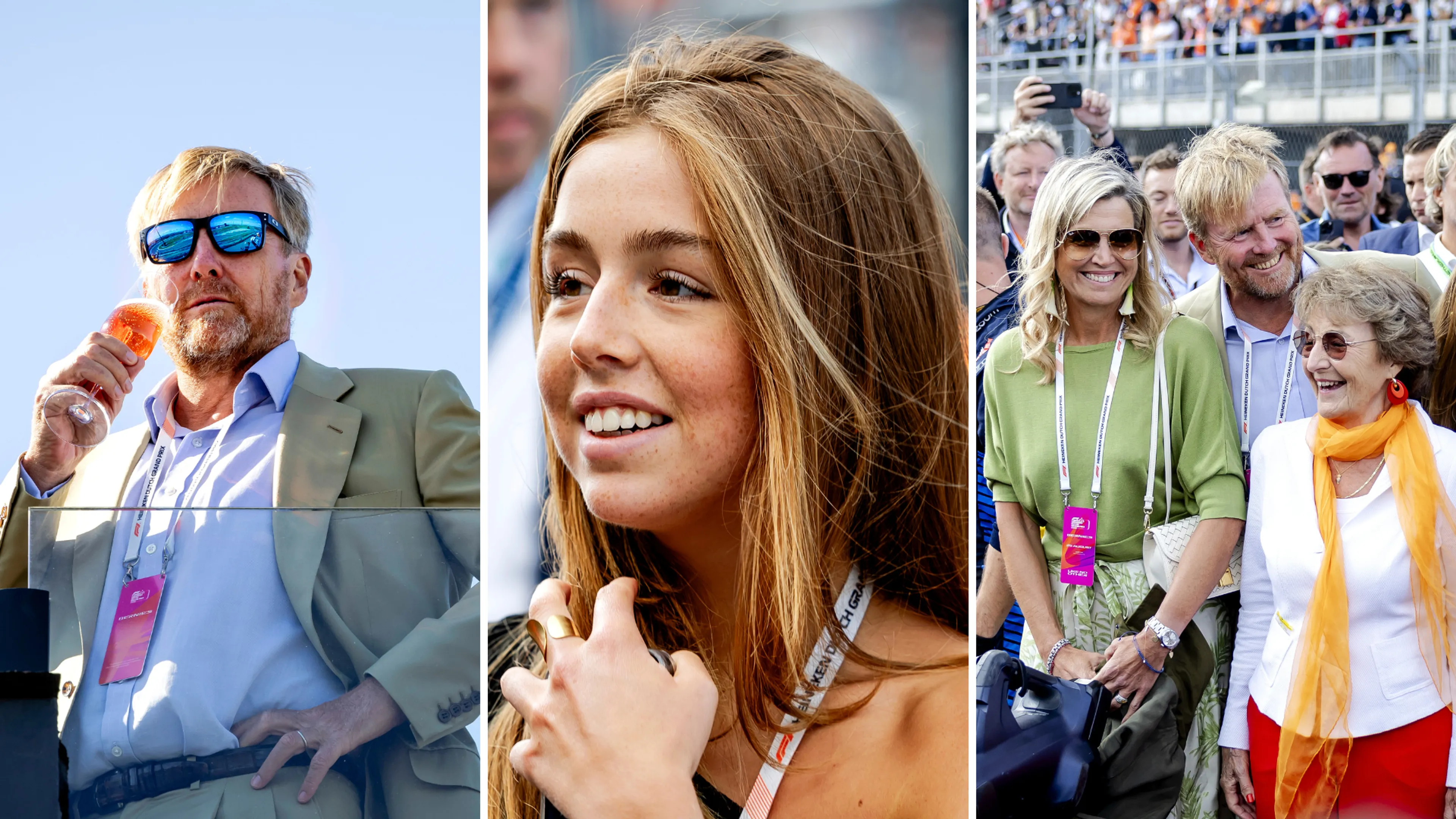 Nagenieten: 10x de leukste foto's van de koninklijke familie bij Dutch GP Zandvoort