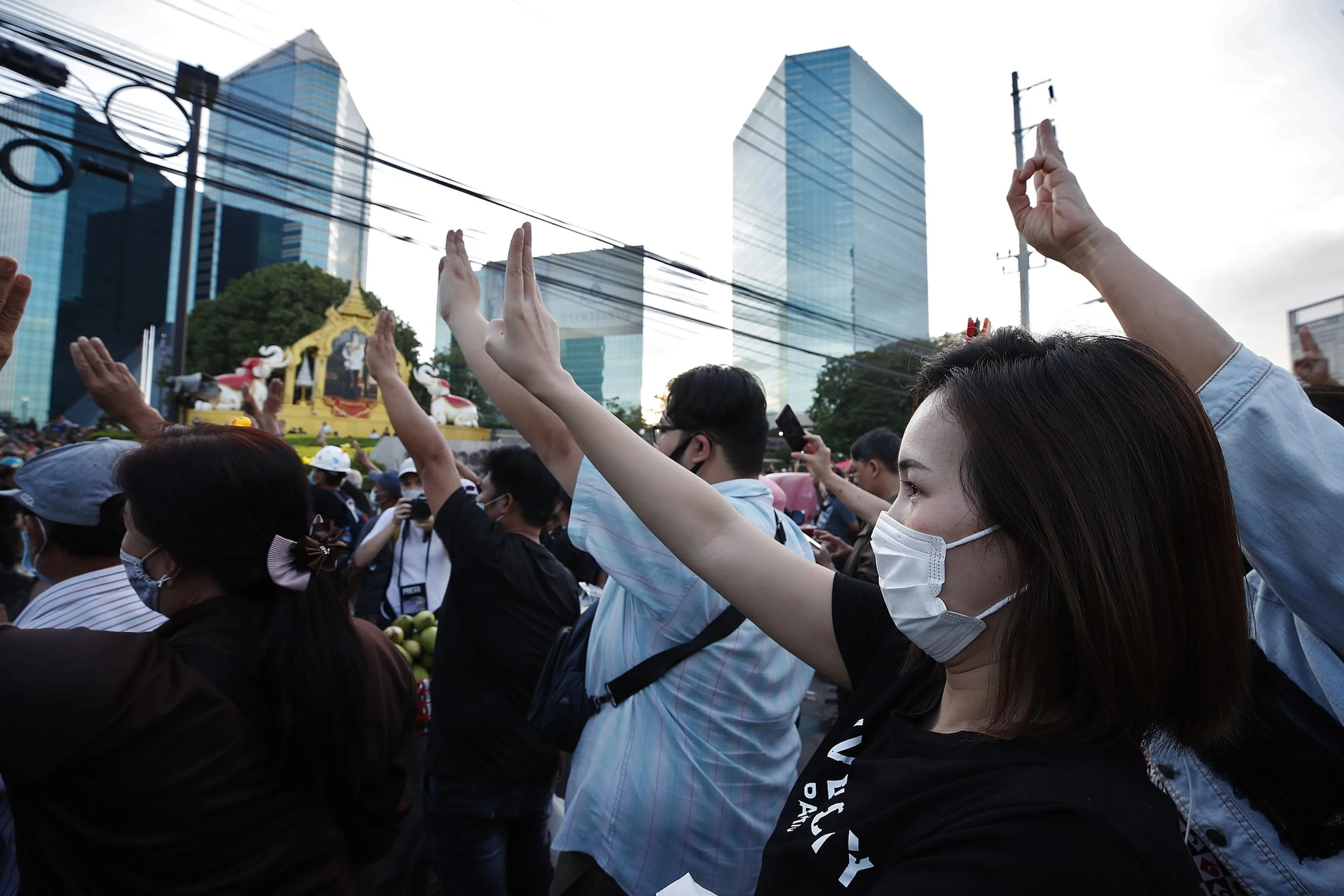Thailand pakt studenten op voor majesteitsschennis