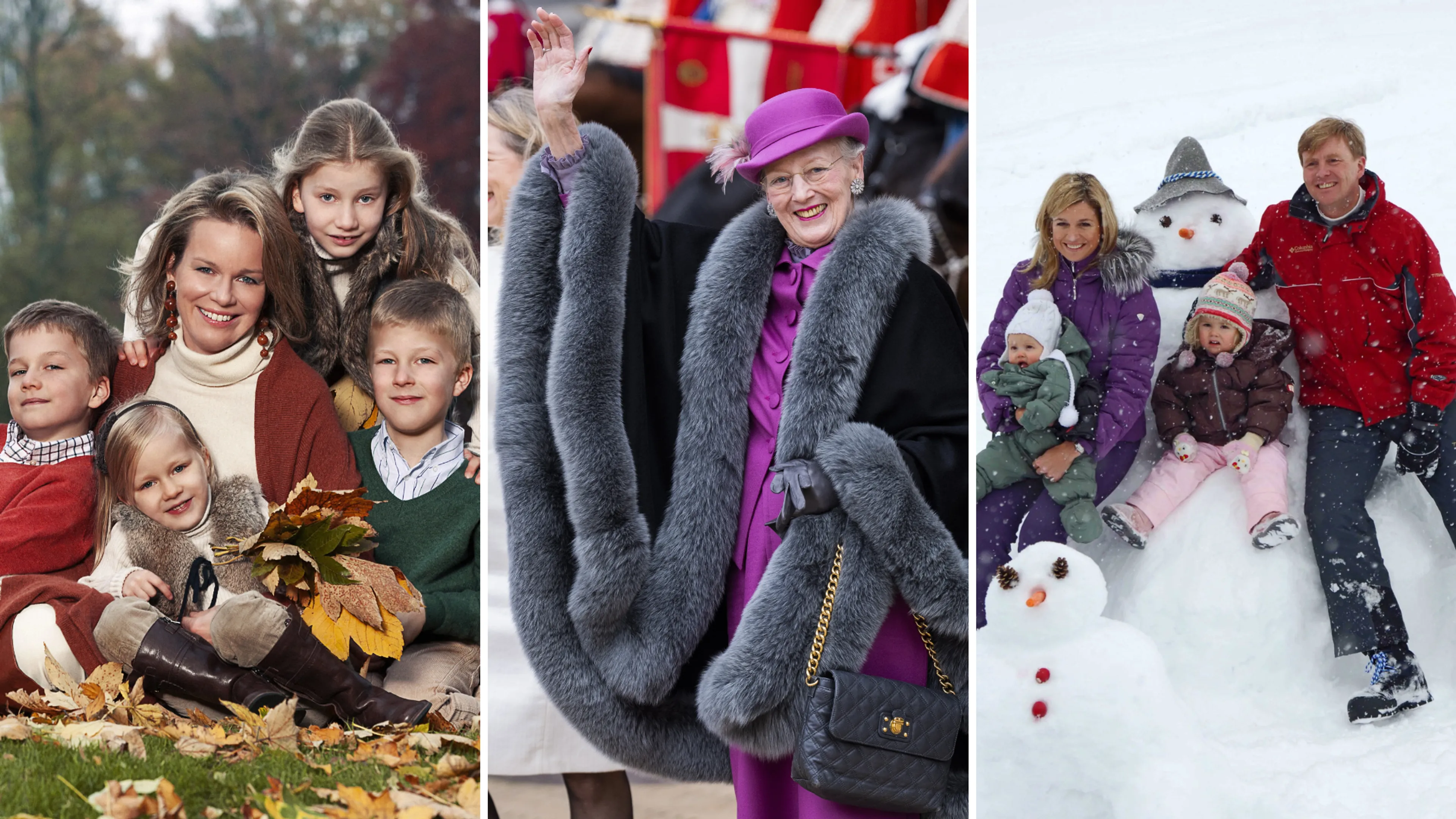 Wintertijd: de leukste foto's van royals door de jaren heen