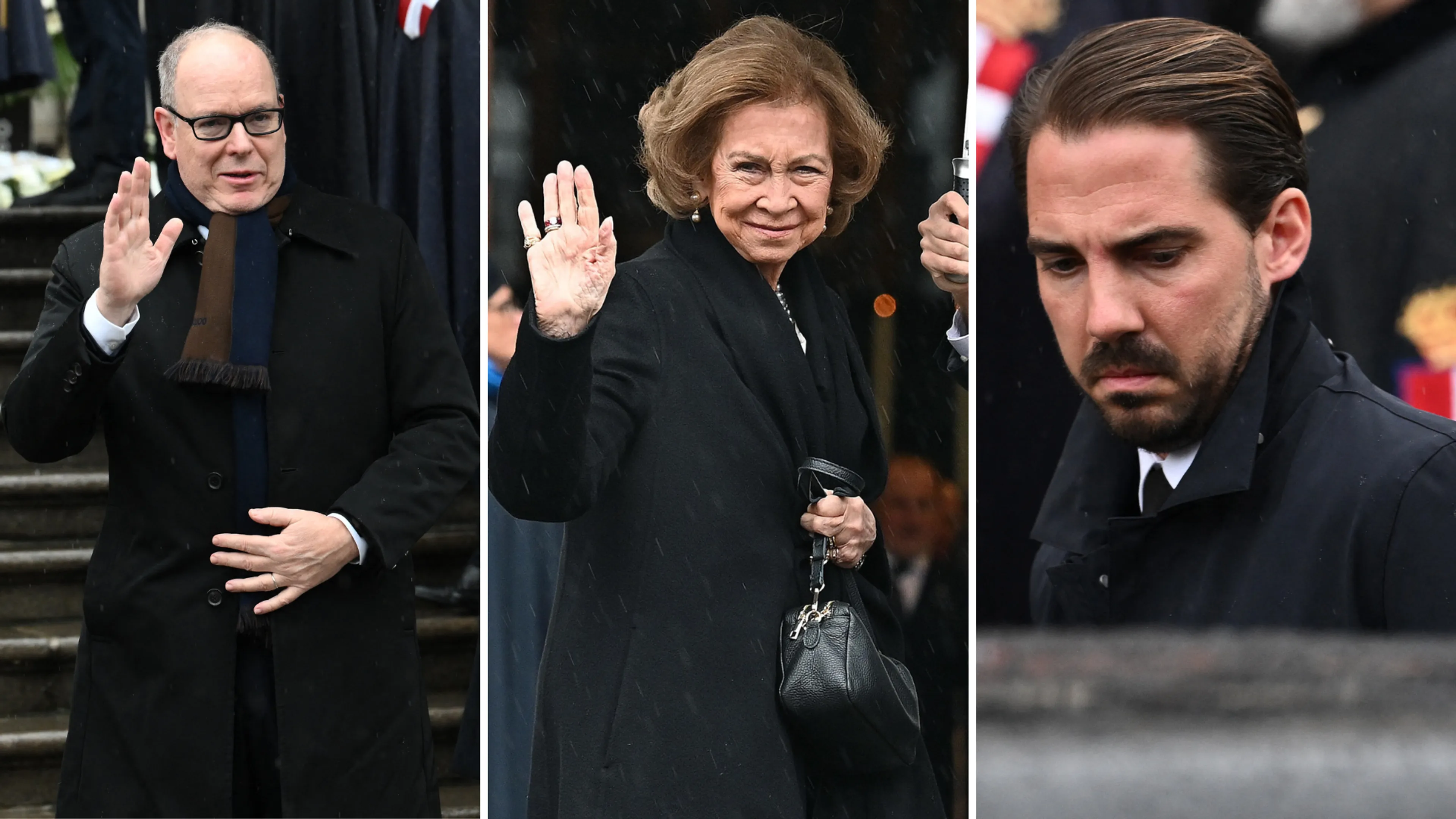 Diverse internationale royals nemen afscheid van Italiaanse prins