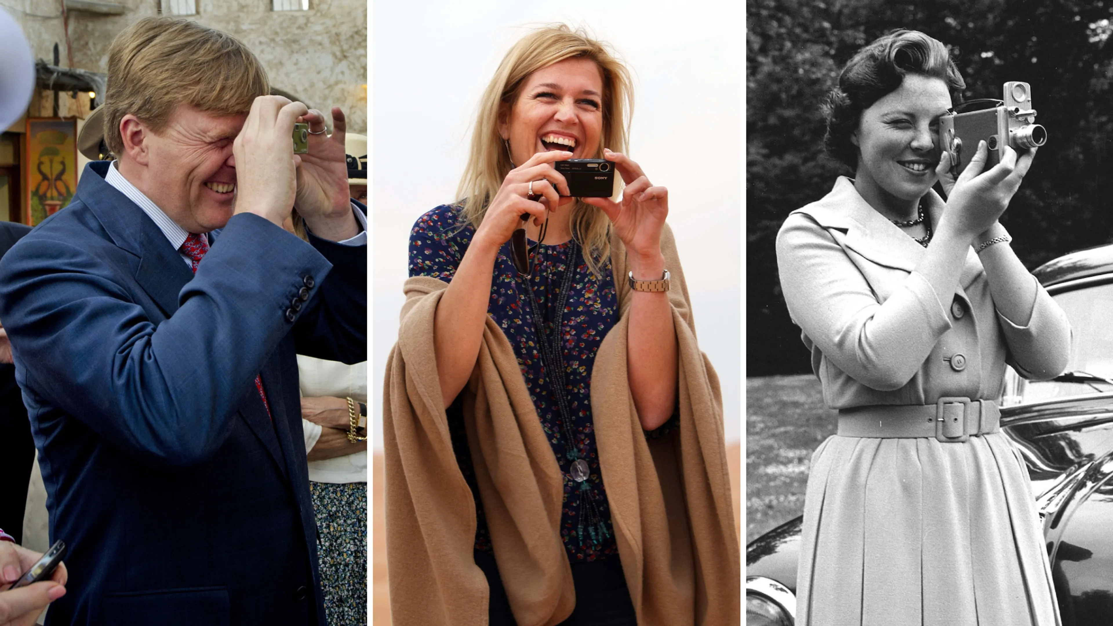 Lach eens naar het vogeltje! Royals achter de camera